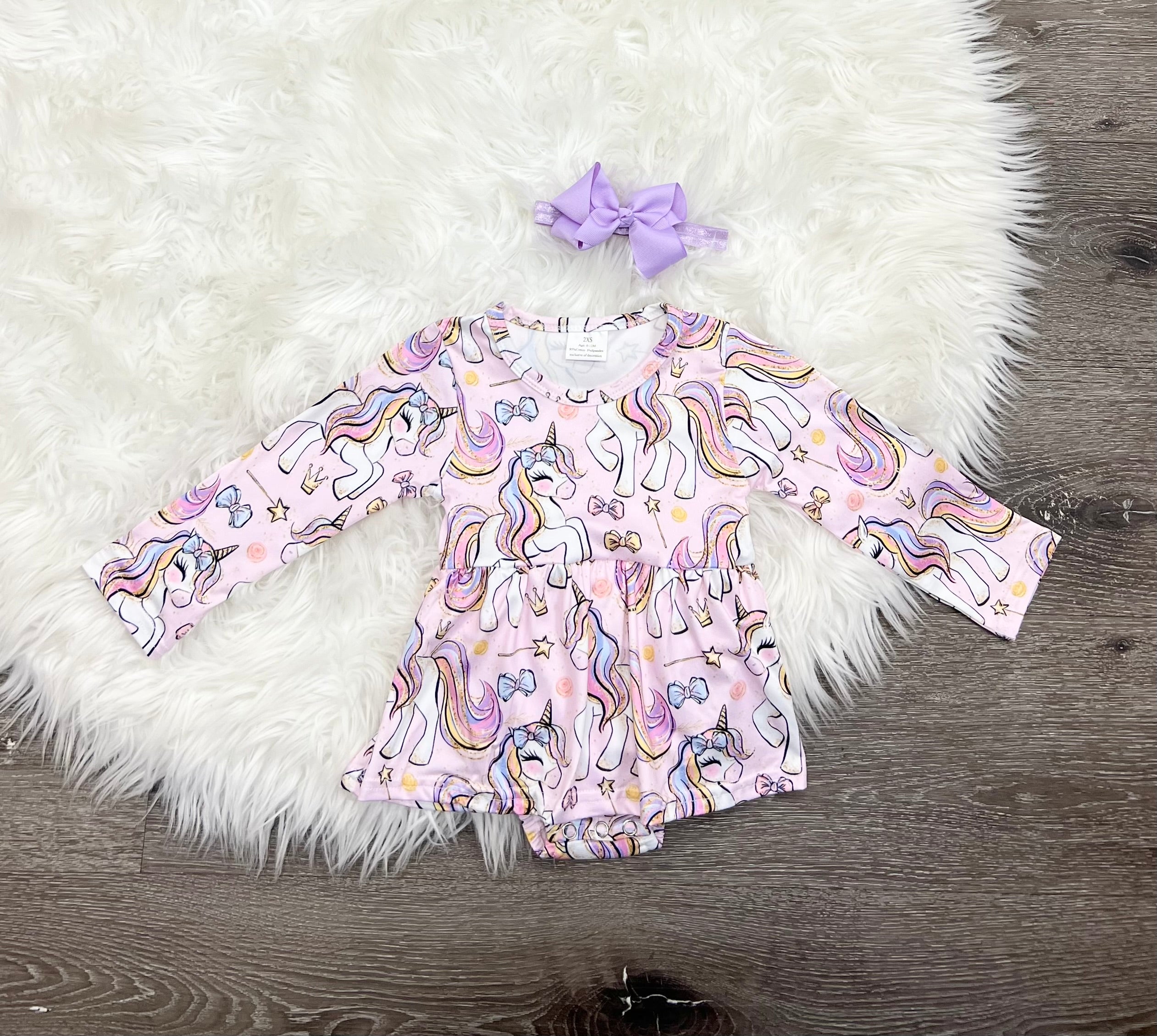 Unicorn Princess Romper