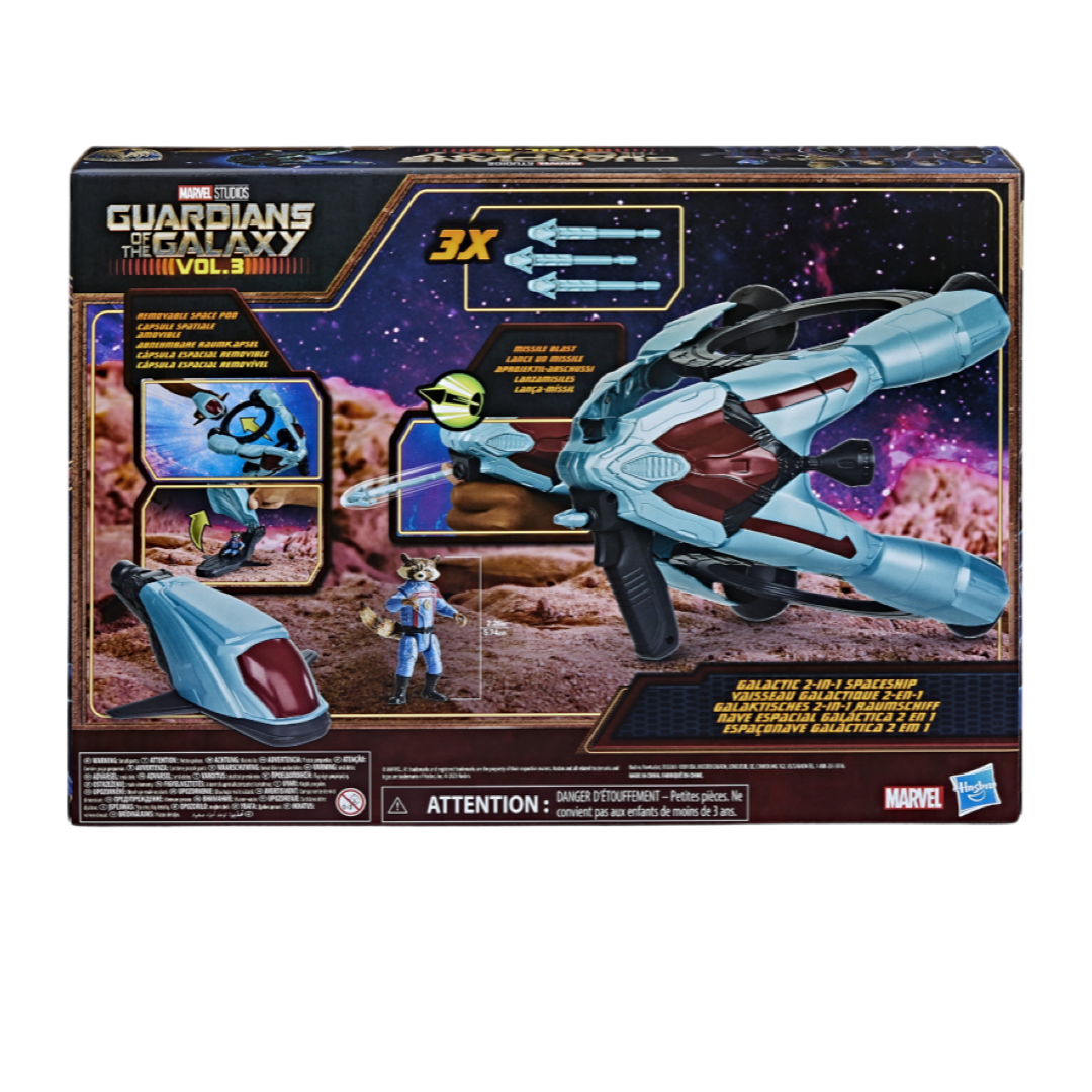 Marvel: Guardians of the Galaxy Vol 3 Galactic 2-In-1 Spaceship