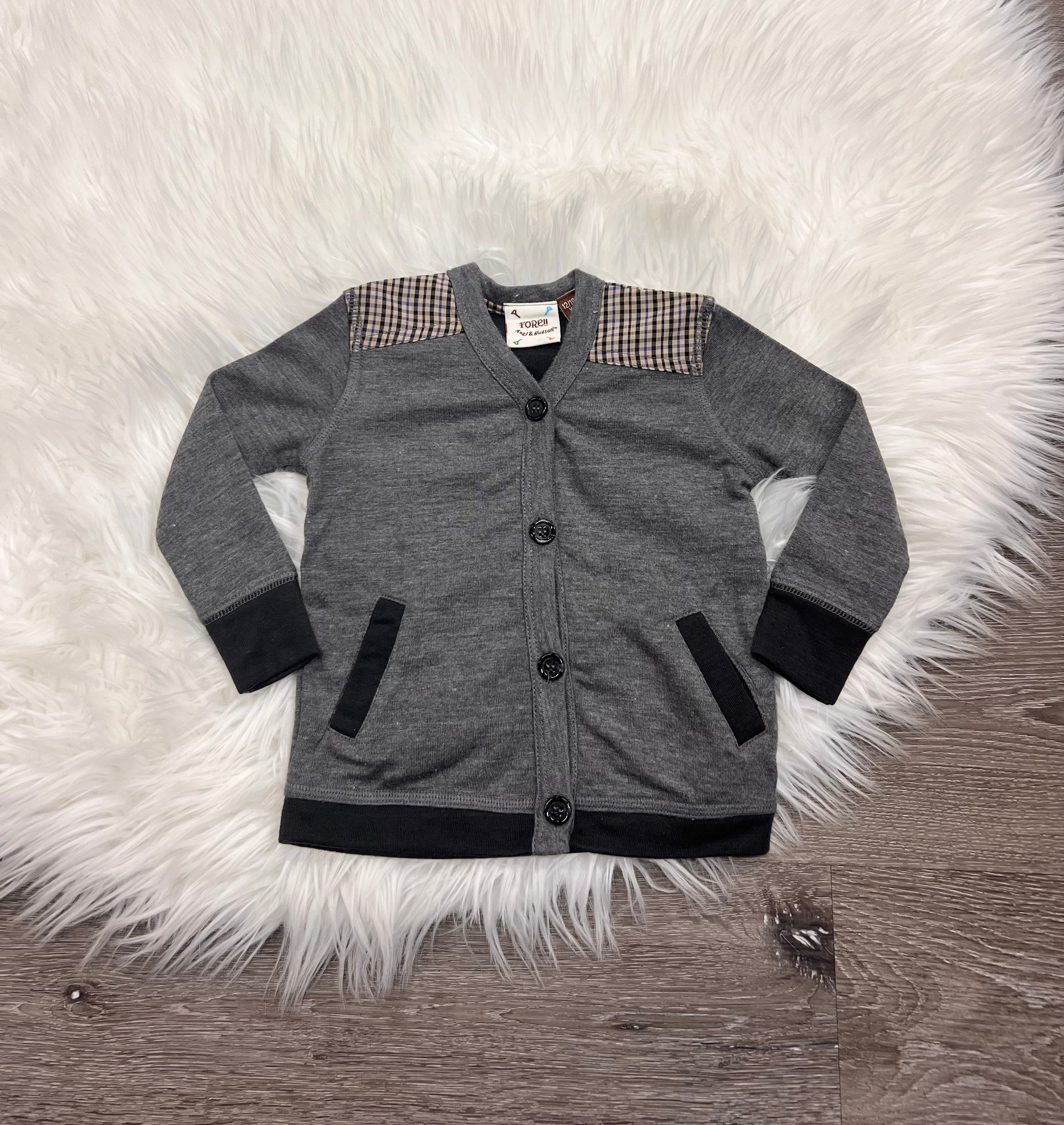 FORE!! Grey Harvey Cardigan