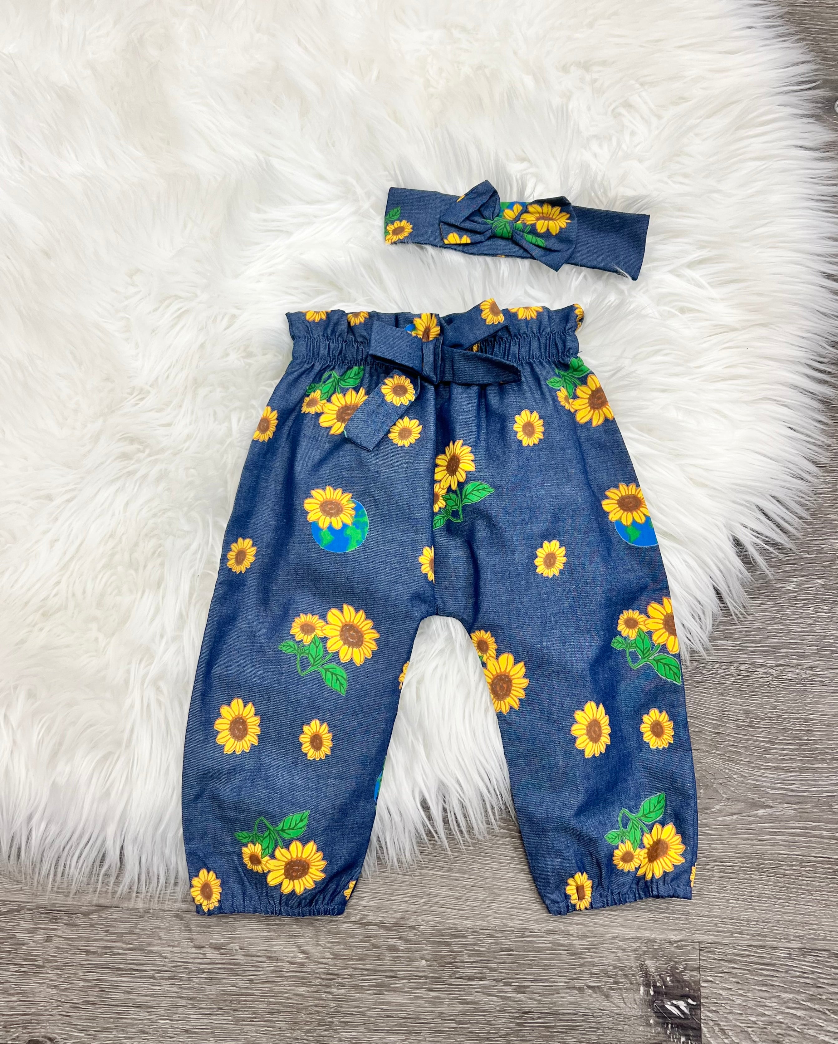 Sunflower Pant Set