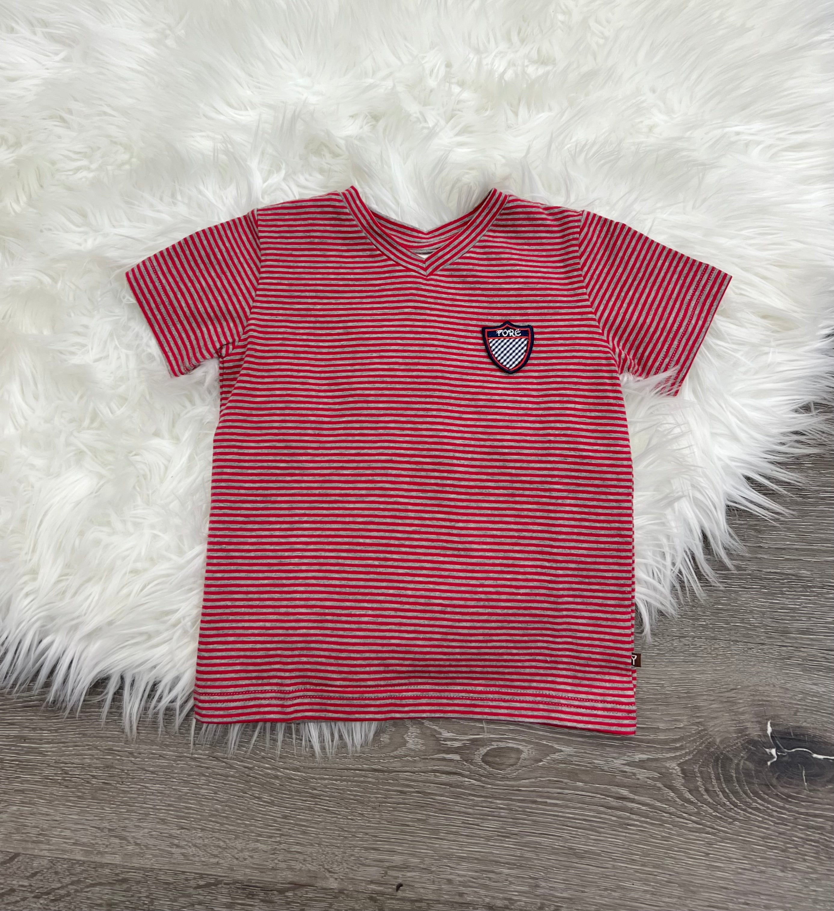 Buy red FORE!! Stripe V-Neck