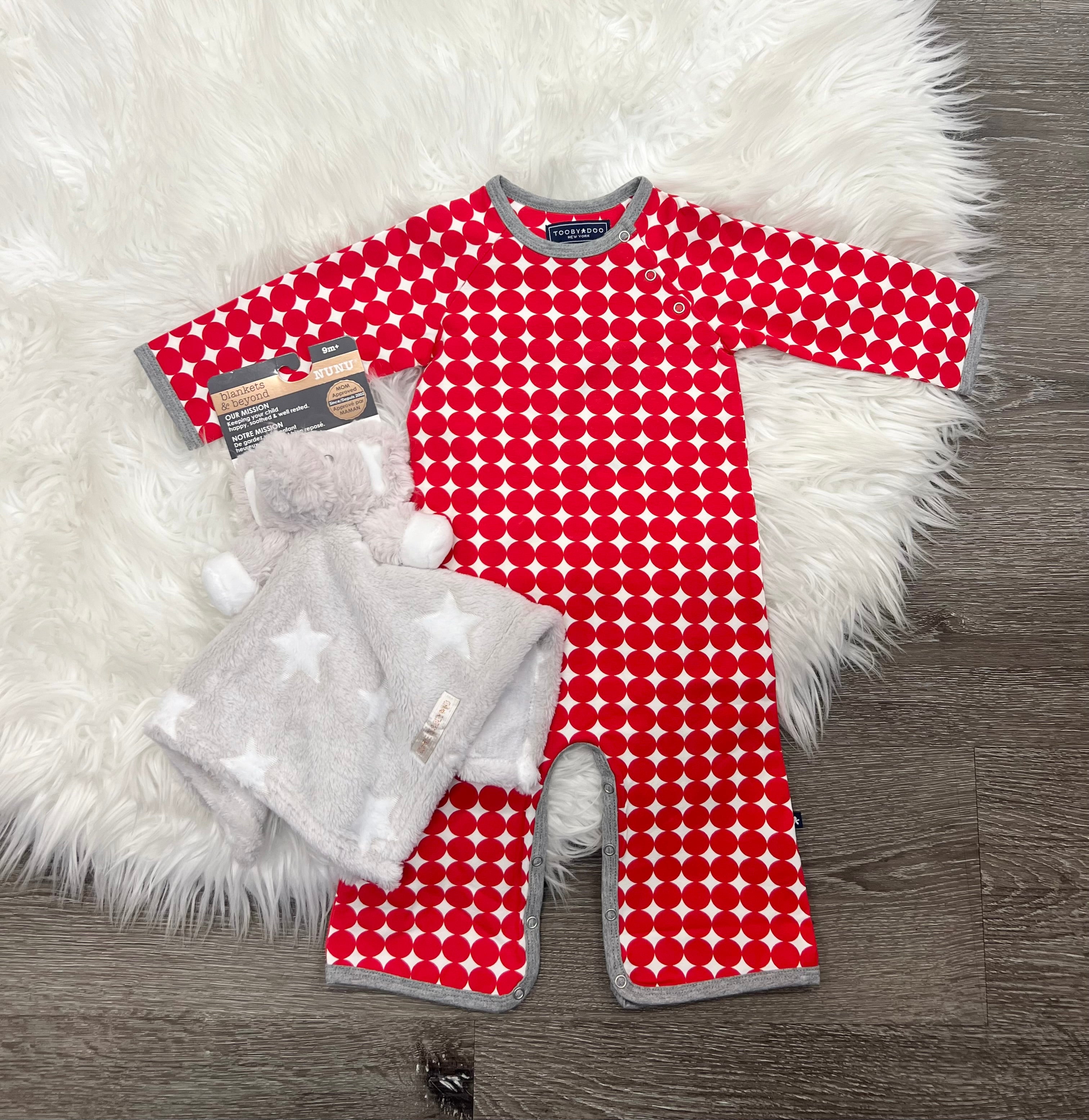 Toobydoo Red Circles Jumpsuit B10218