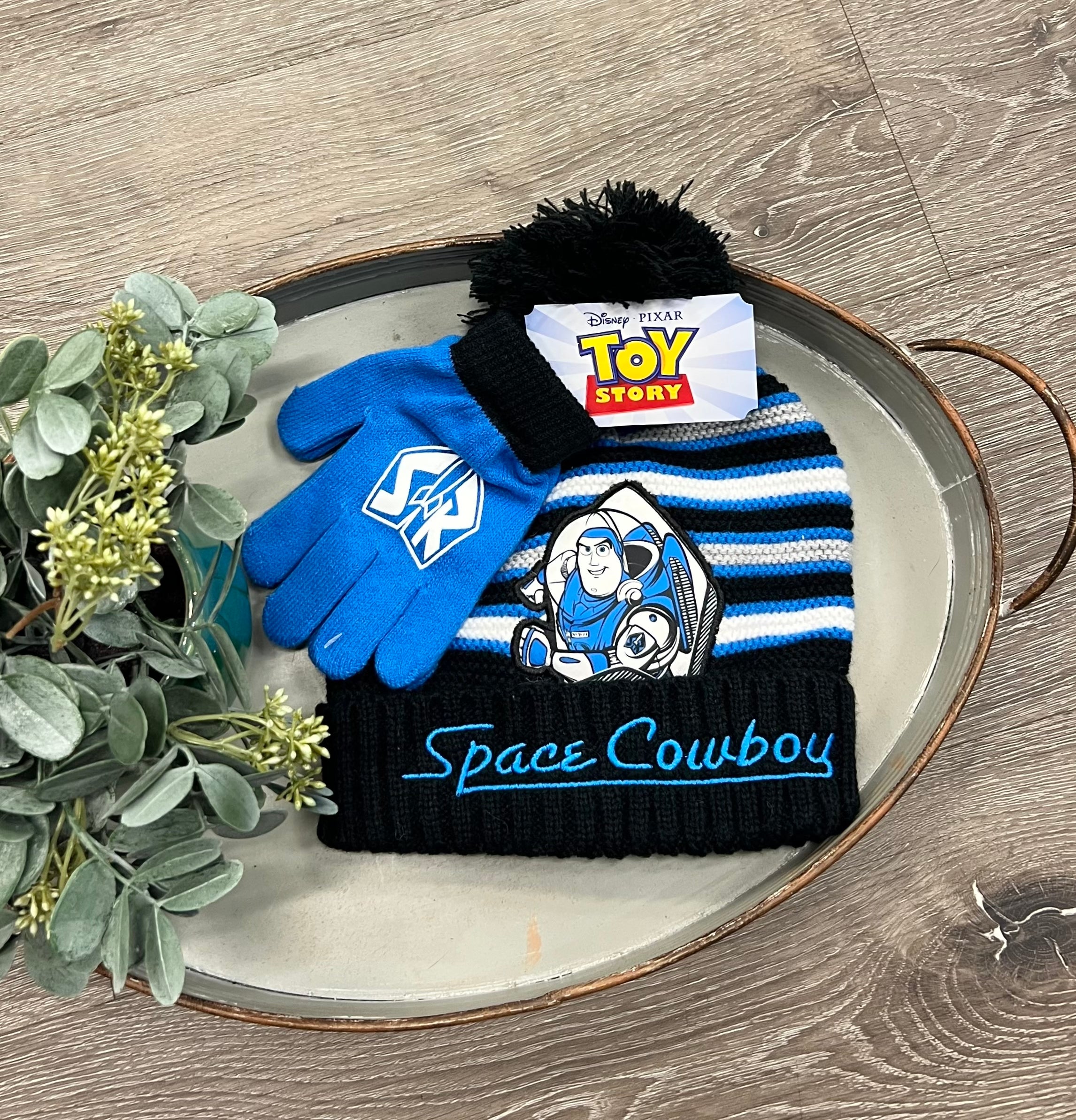 Toy Story Space Cowboy Hat & Mittens Set