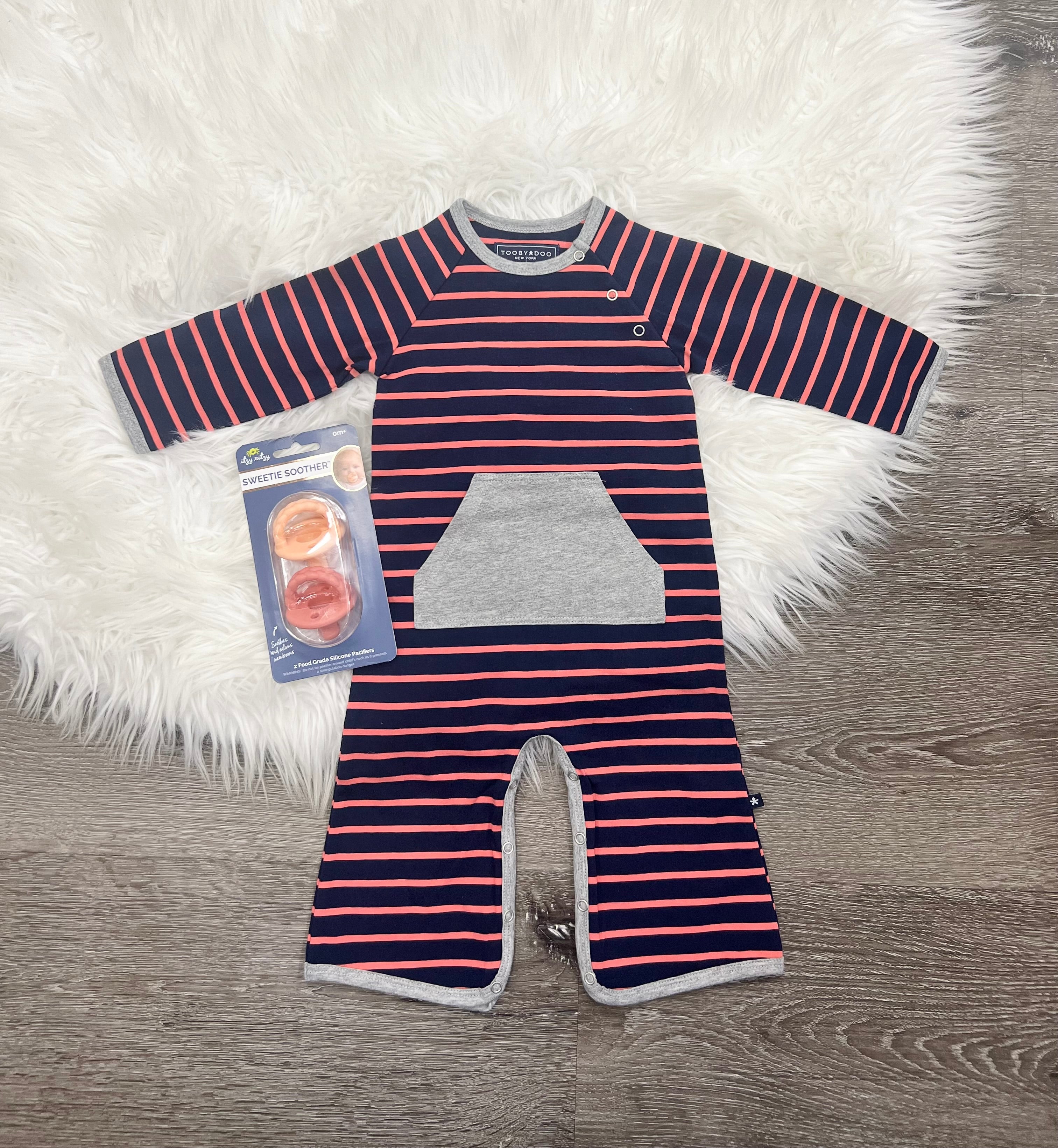 Toobydoo Striped Jumpsuit B10282