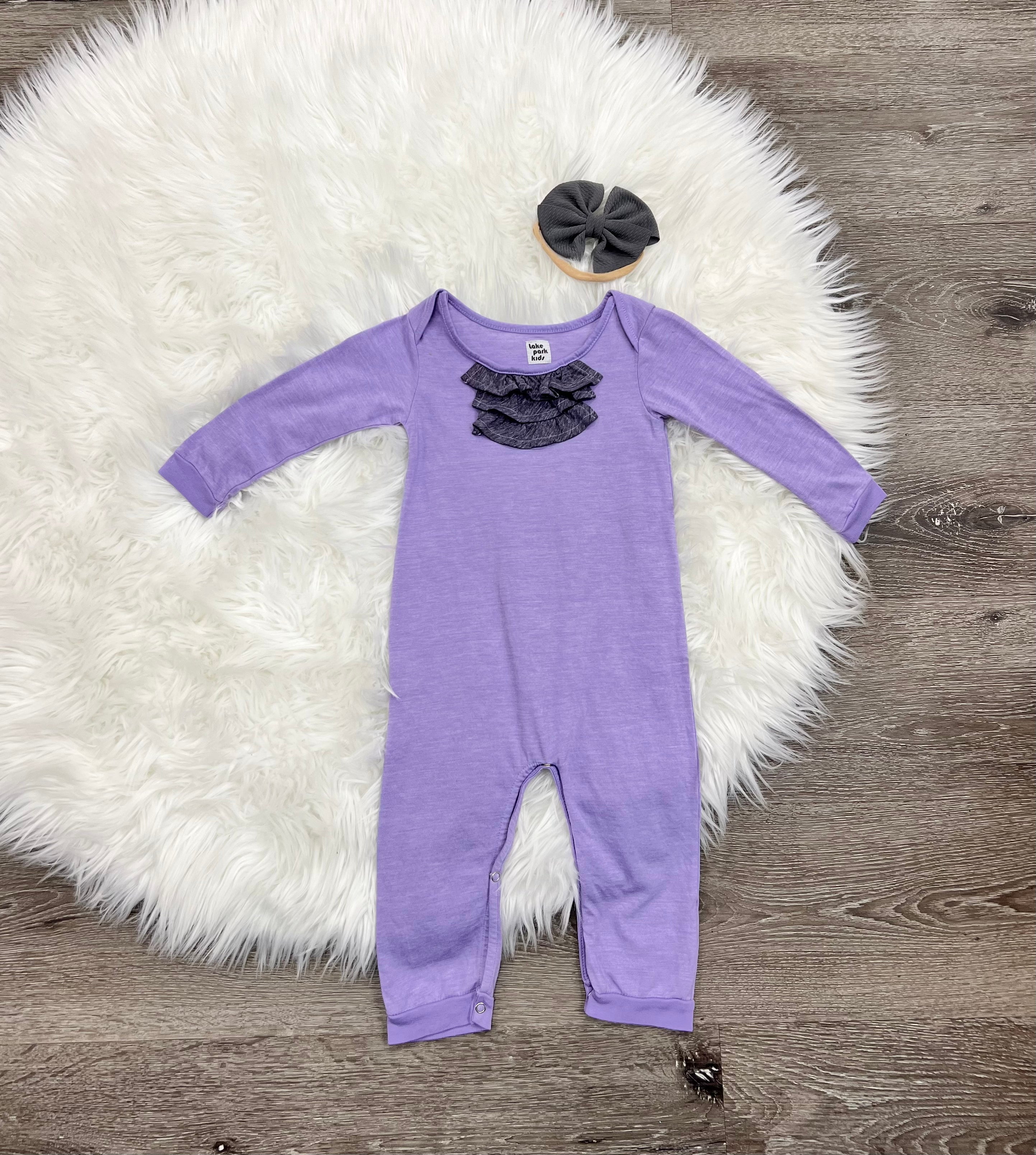 Lake Park Kids Purple Romper