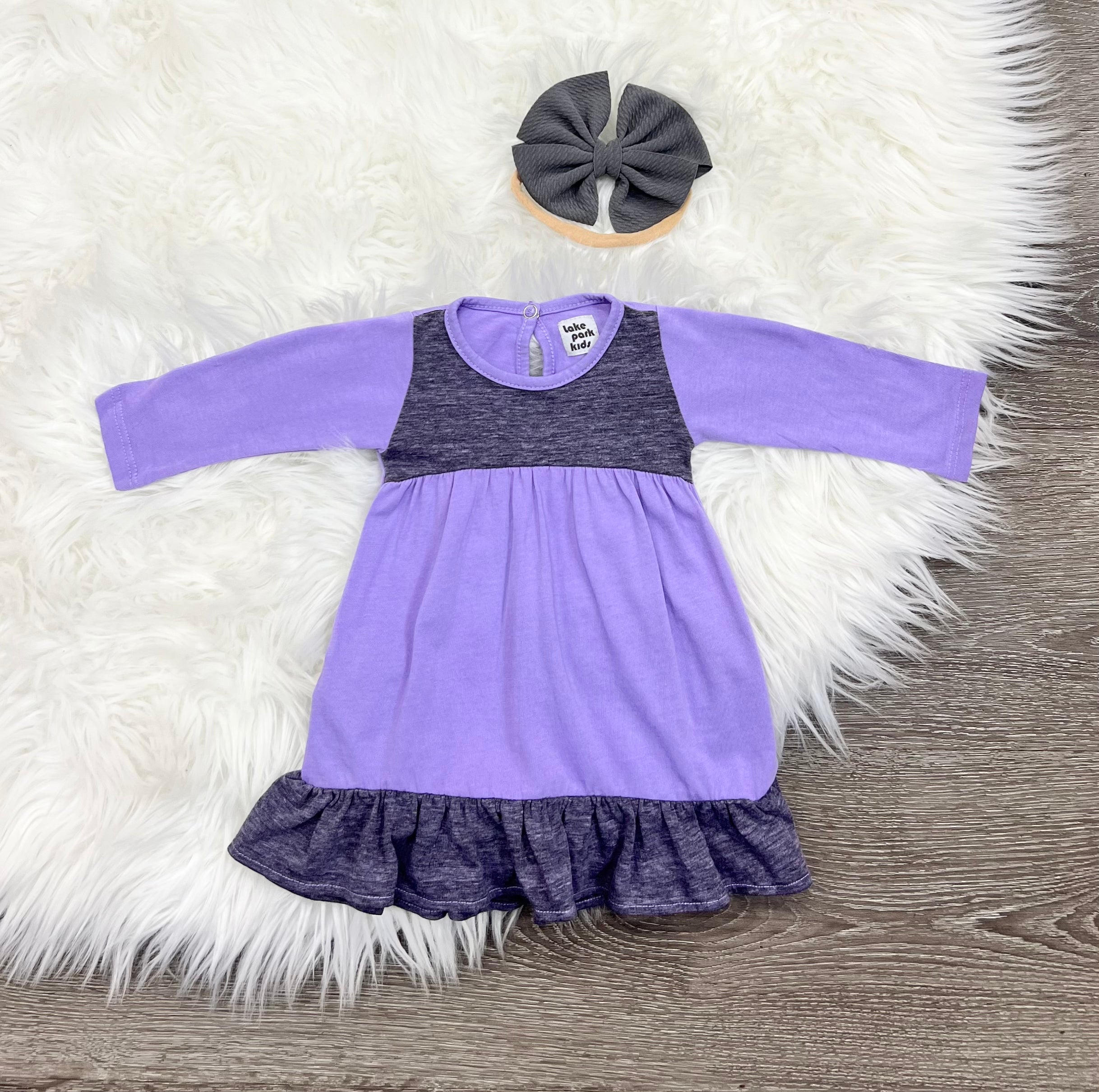 Lake Park Kids Purple Dress