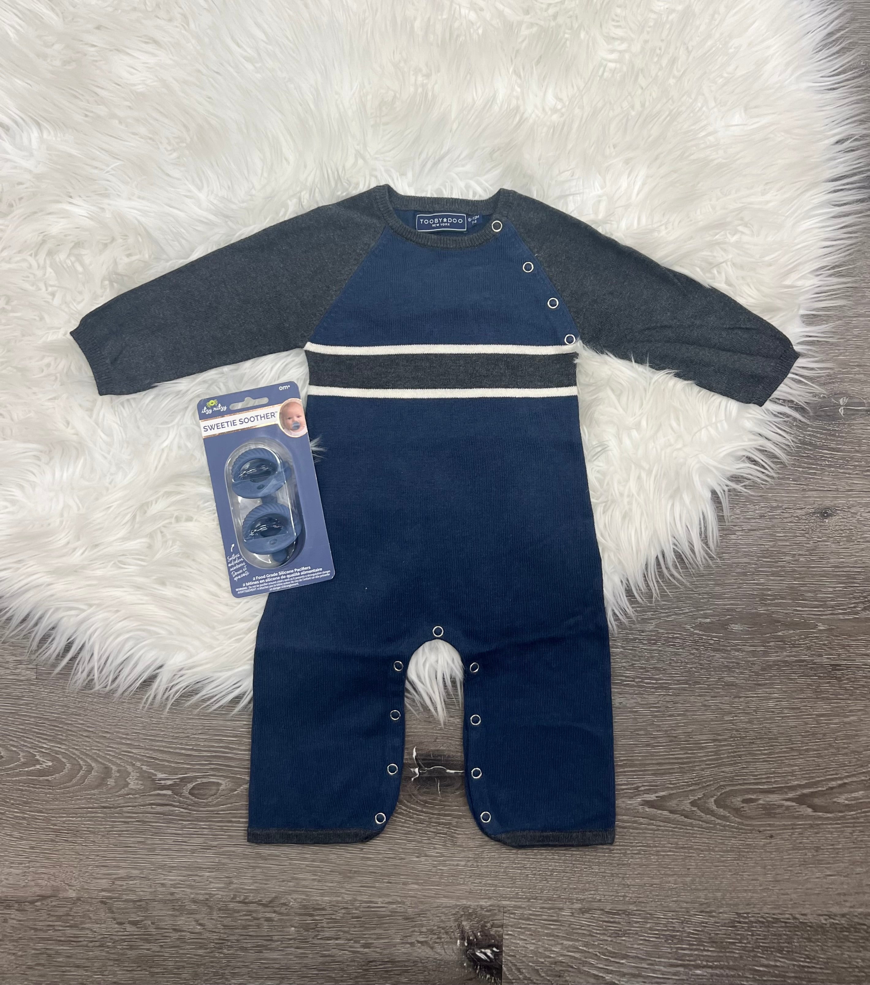 Toobydoo Cotton Cashmere Sweater Romper