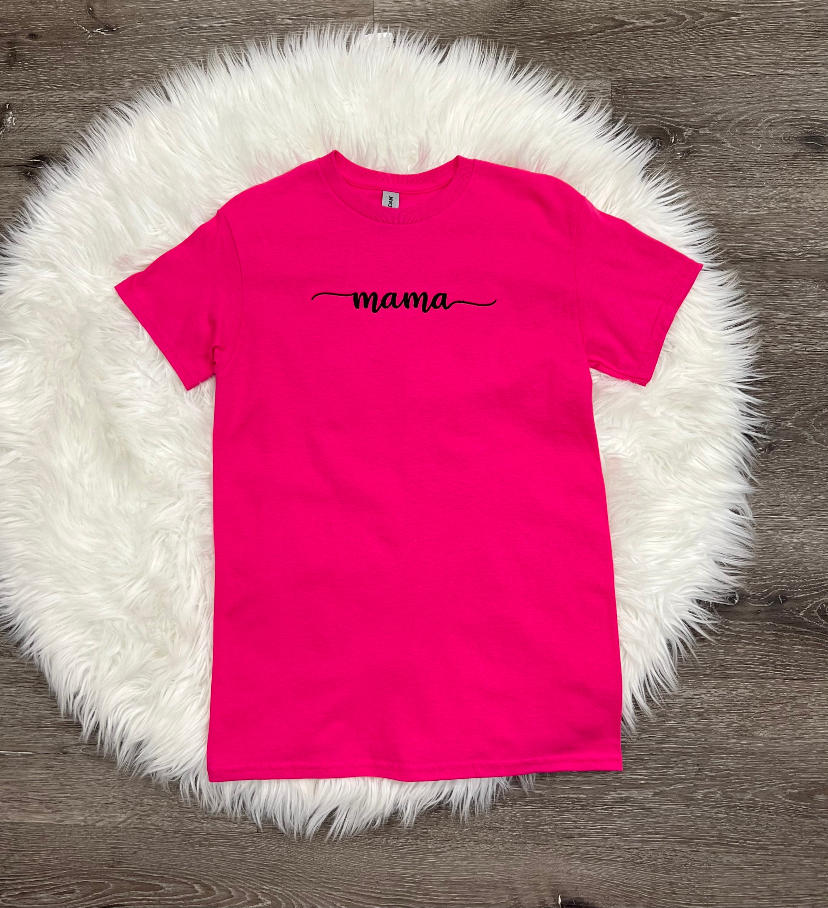 Embroidered Mama T-Shirt