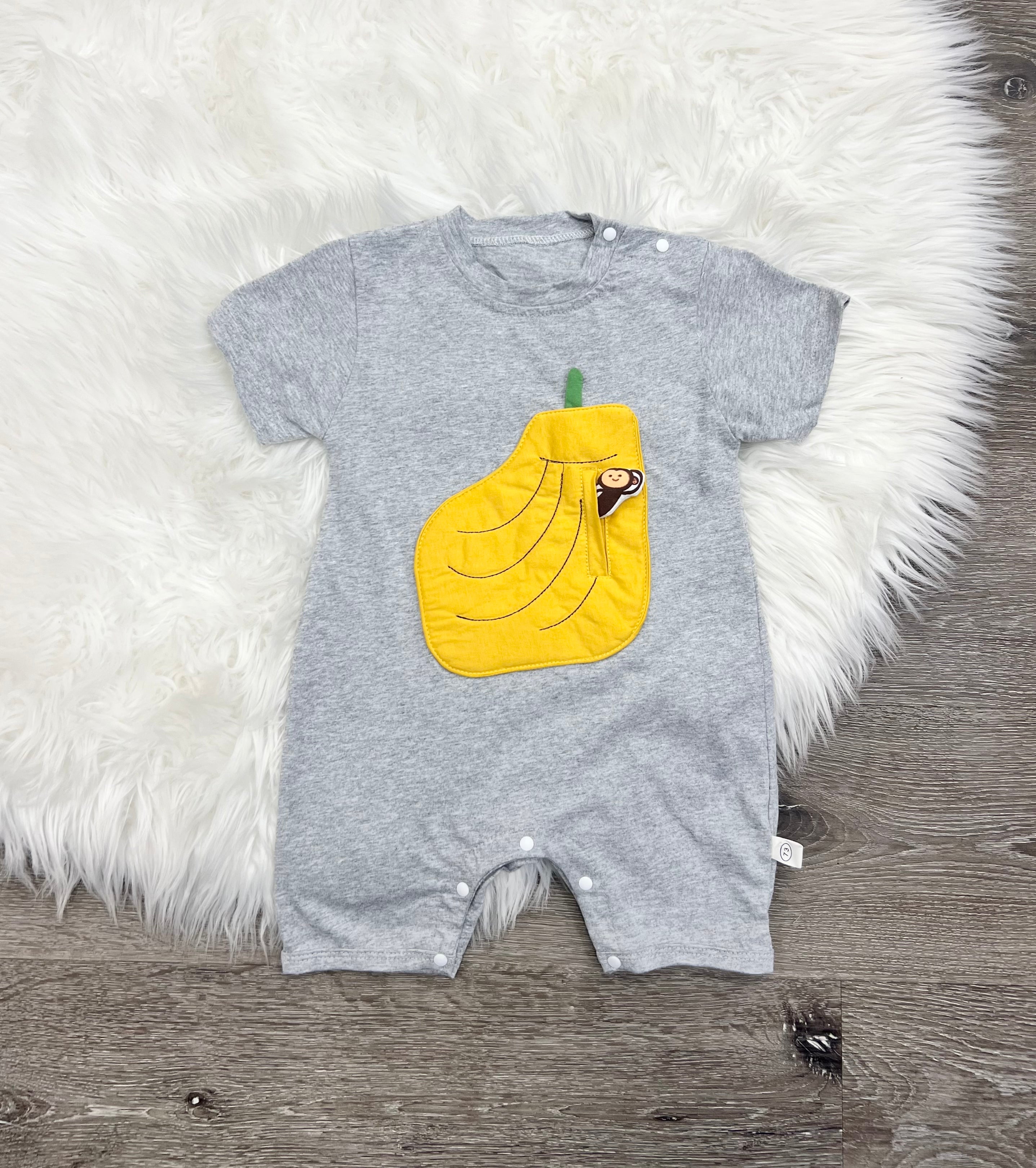 Banana Monkey Romper