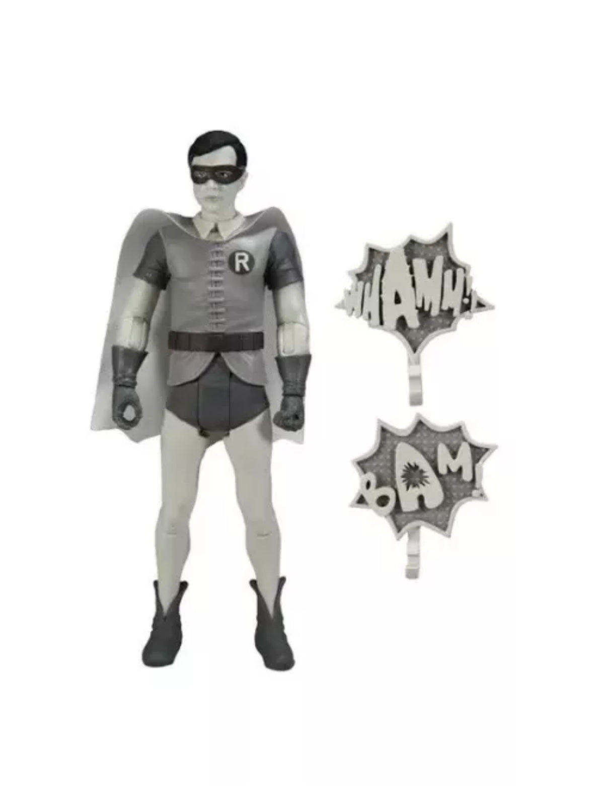 McFarlane Toys Batman 66 Classic TV Series Robin Black & White 6 Inch Figure