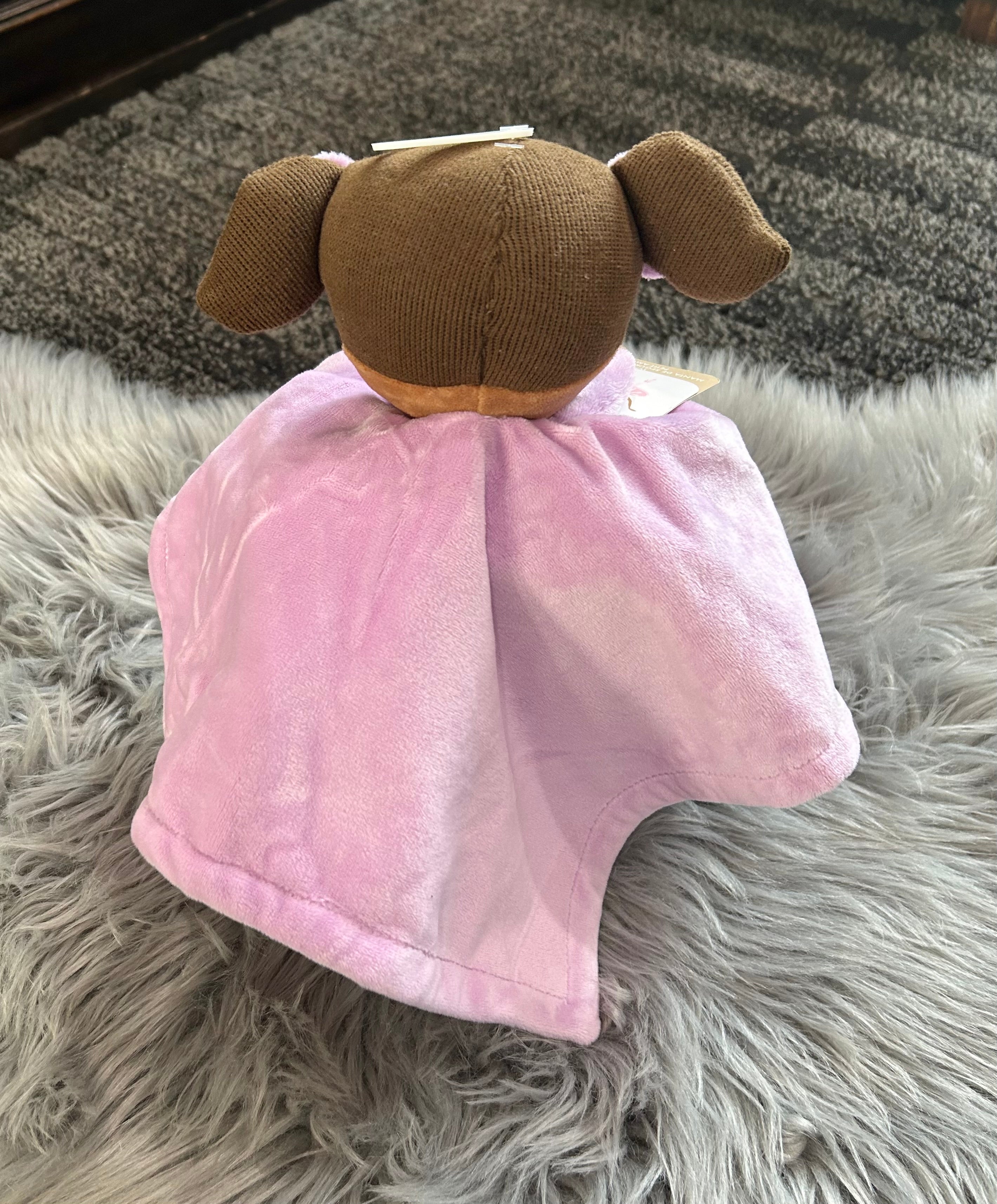 Little Muffincakes Lovey Baby Security Blanket in Ballerina & Bow Doll