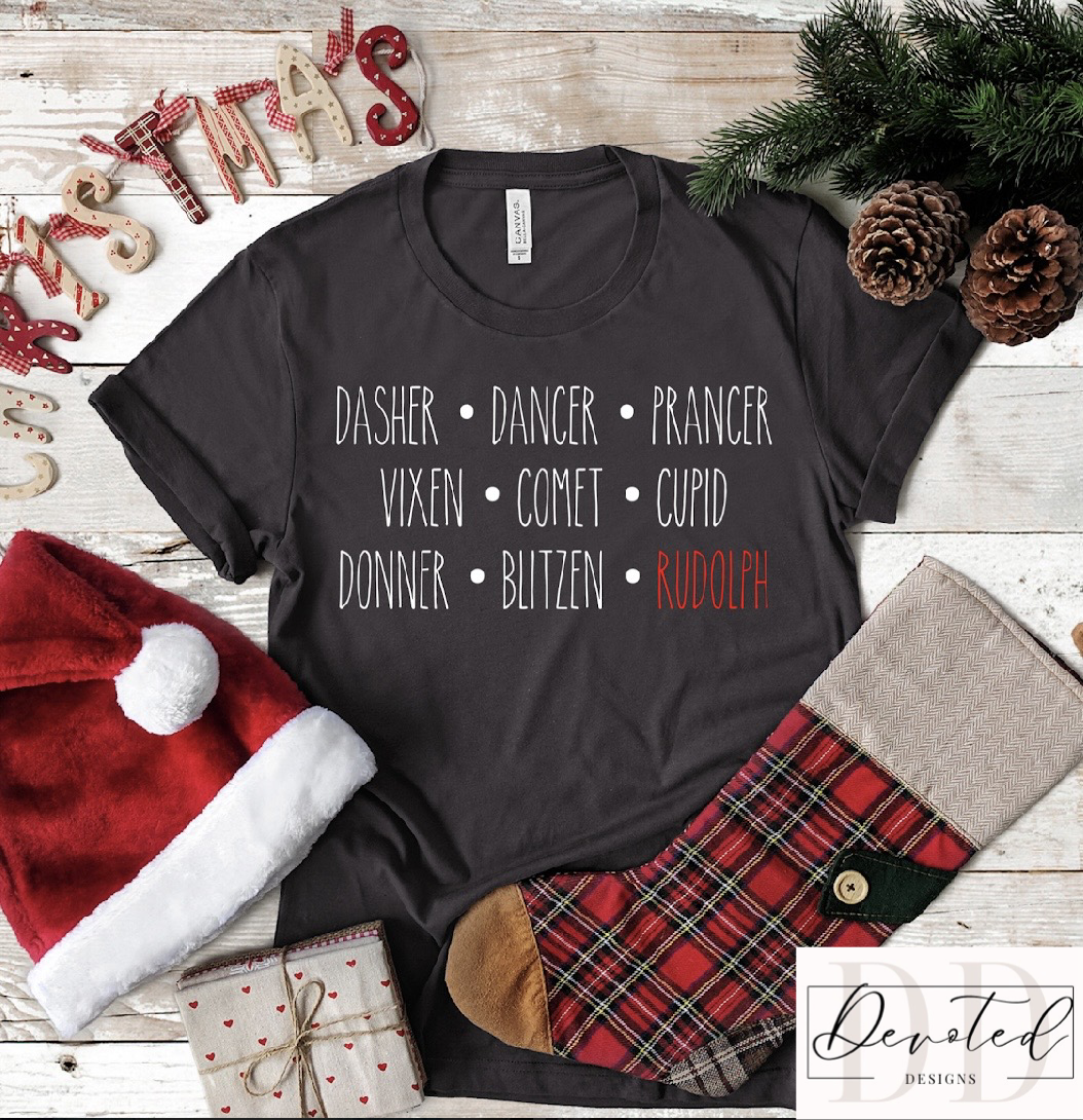 #0000 Dasher Dancer Prancer Vixen Comet Cupid Donner Blitzen Rudolph