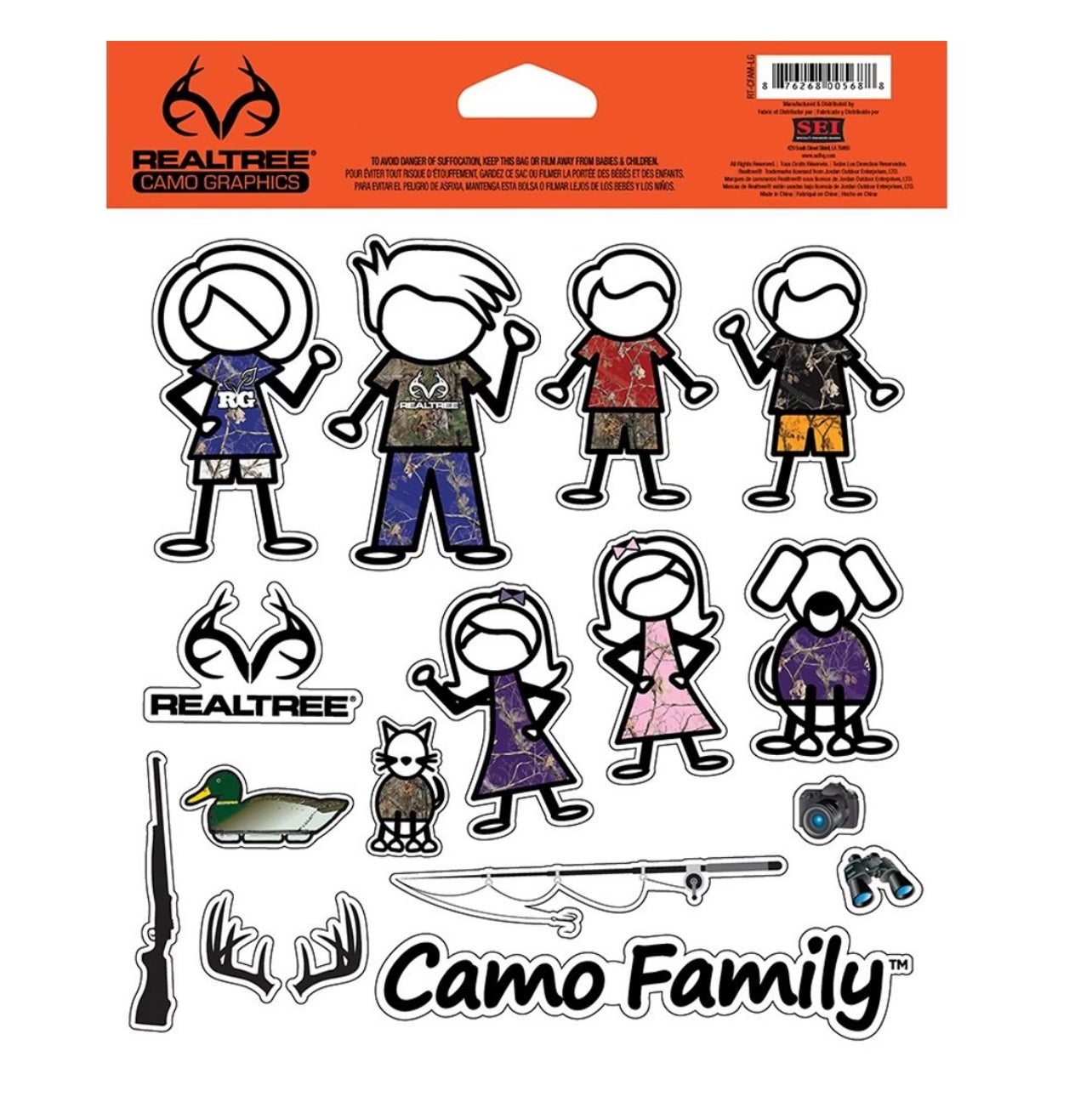 Camo Family Decals