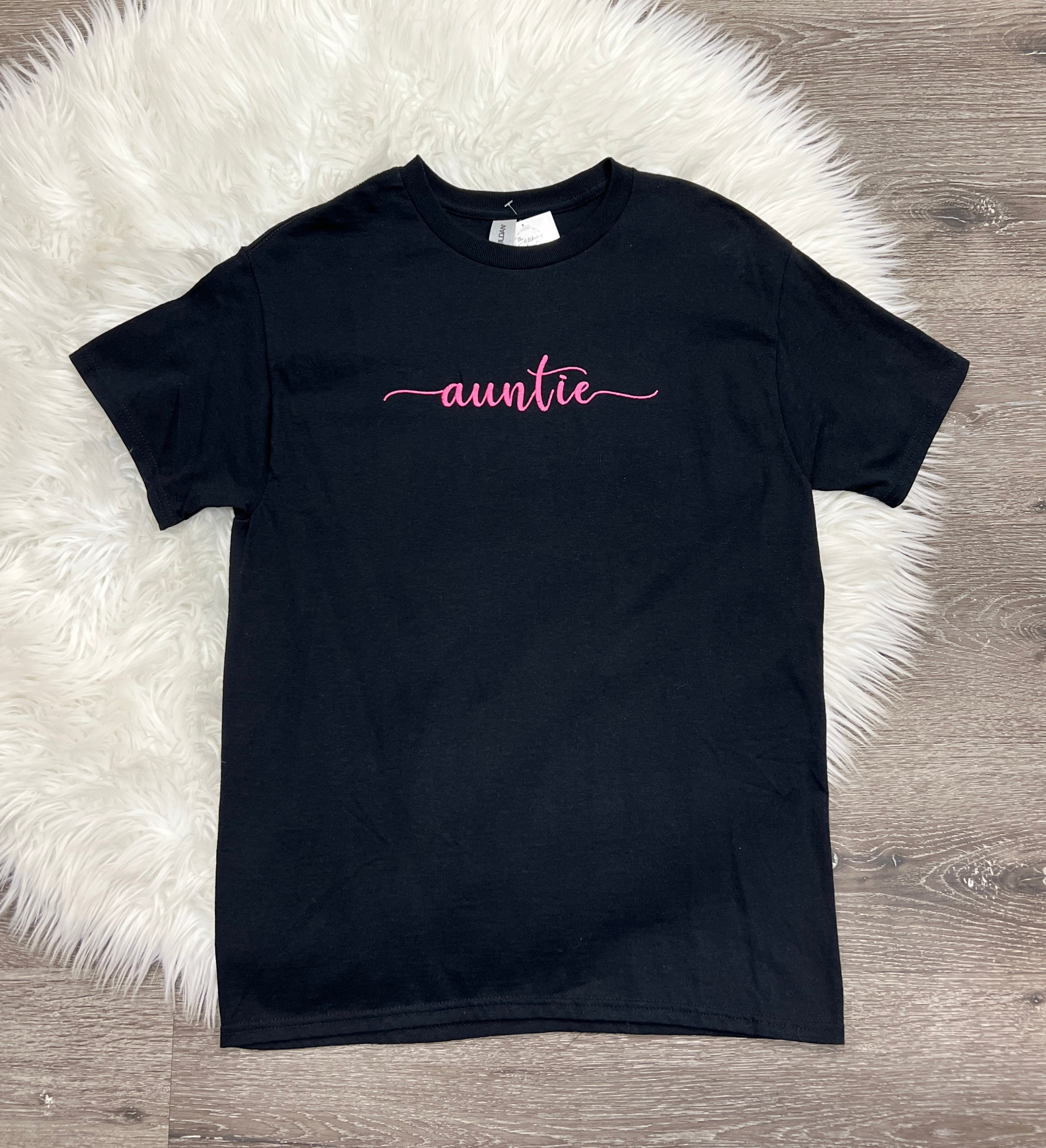 Embroidered Auntie T-Shirt