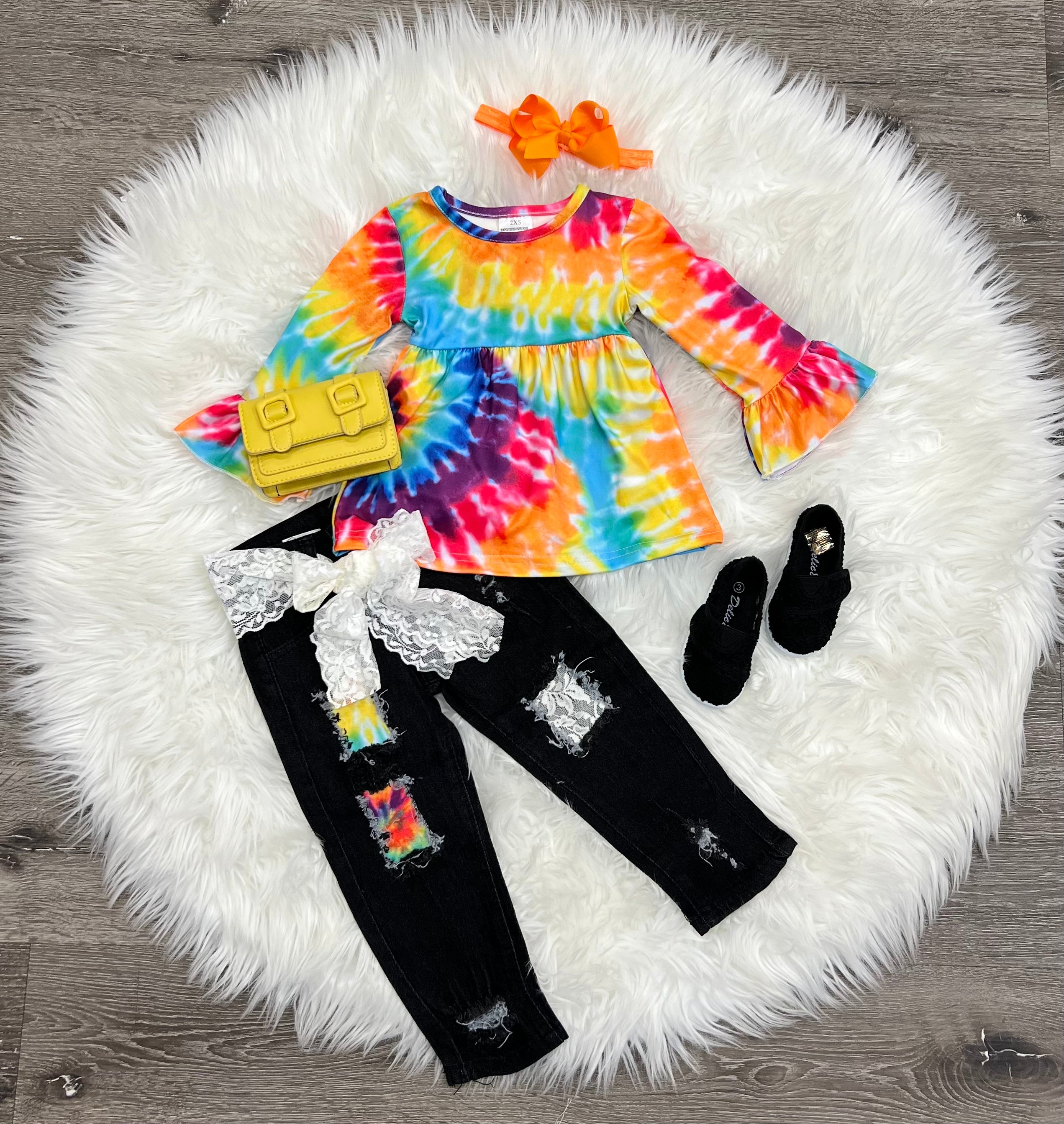 Delilica Rainbow Tie Dye Set