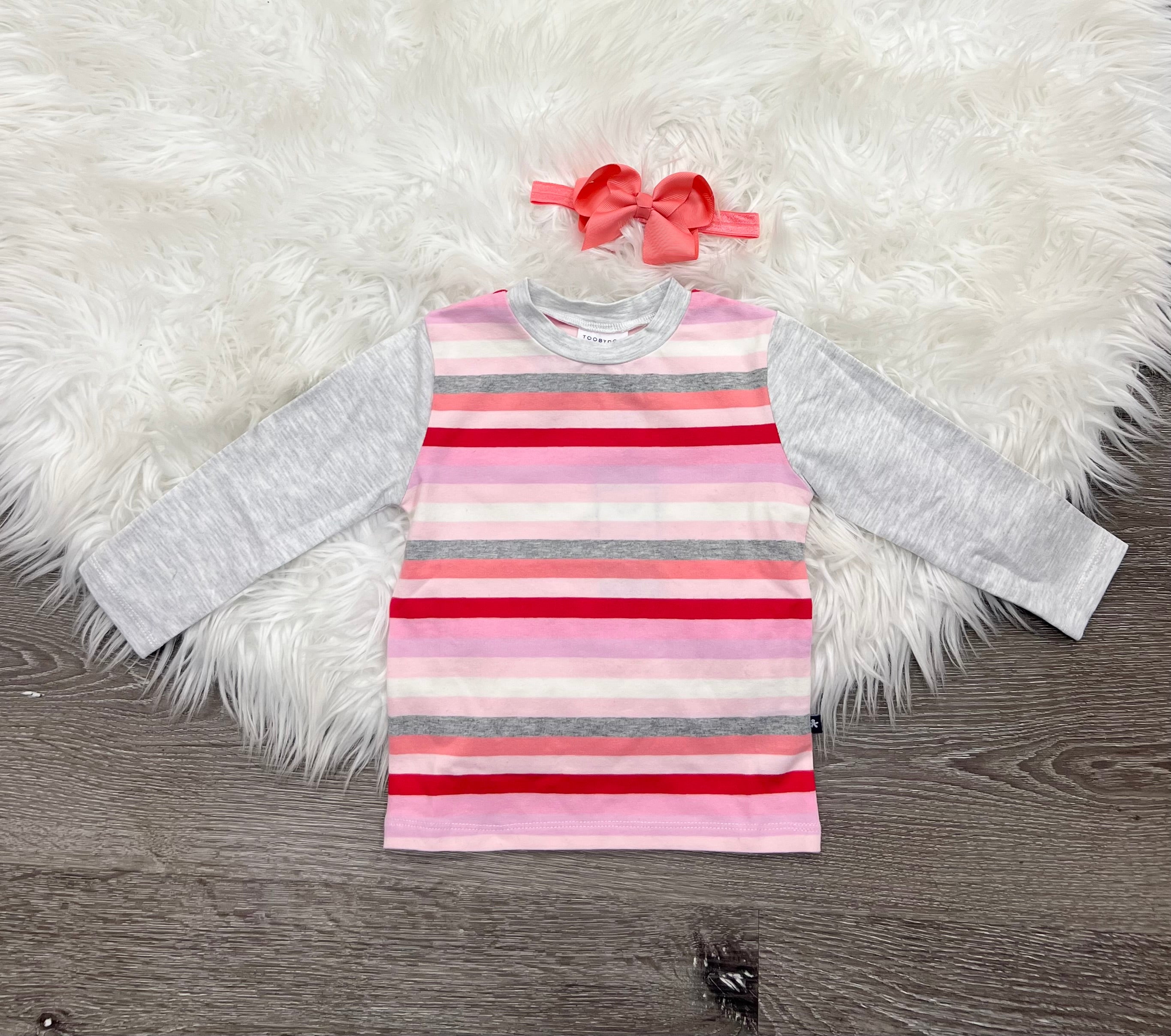 Toobydoo Striped Girls Long Sleeve Shirt BBG3009