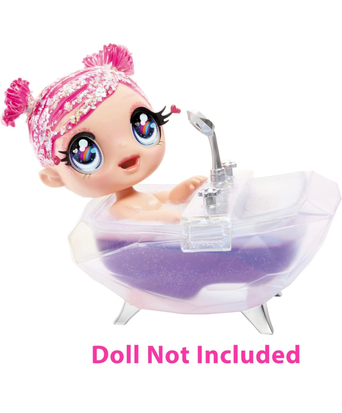 MGA Entertainment Glitter Babyz™ Color Change Bubbling Bathtub