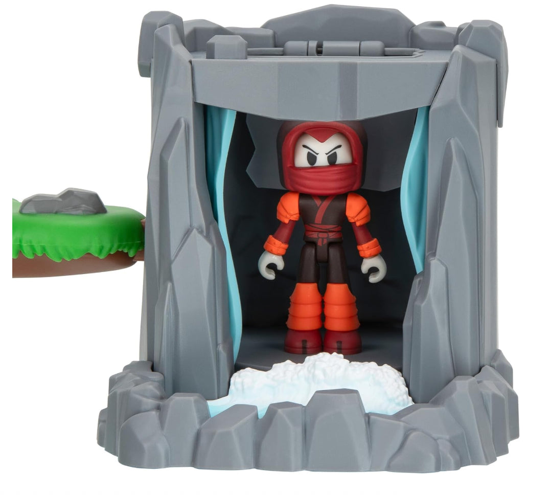 DevSeries Ninja Legends Valley Playset Action-Packed Playset with Five Interactive Play Zone, Two Figures, Accessories, and Exclusive Virtual Item Code