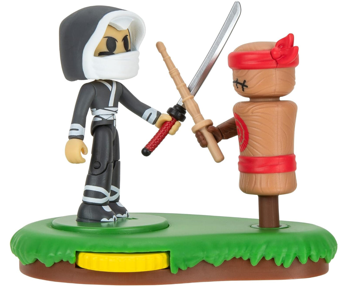 DevSeries Ninja Legends Valley Playset Action-Packed Playset with Five Interactive Play Zone, Two Figures, Accessories, and Exclusive Virtual Item Code