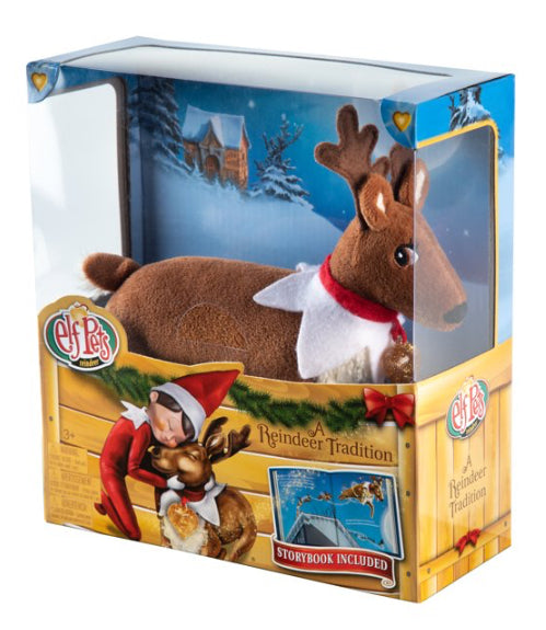 The Elf on the Shelf Elf Pets Reindeer includes Plush Mini Reindeer with Golden Heart Charm & Storybook