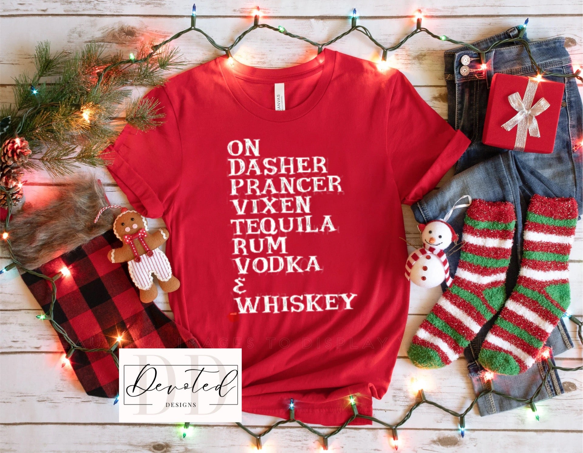 #0600 On Dasher Prancer Vixen..Tequila Rum Vodka & Whiskey