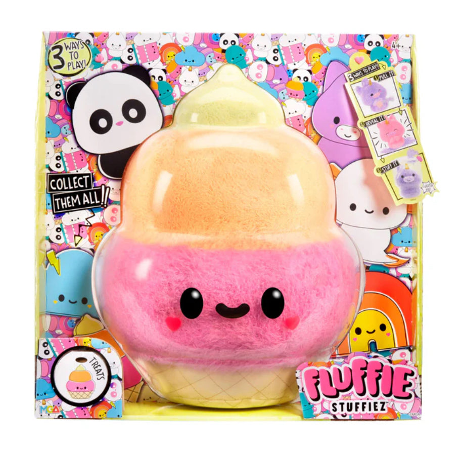 Fluffie Stuffiez Ice Cream, Large Collectable Feature Plush