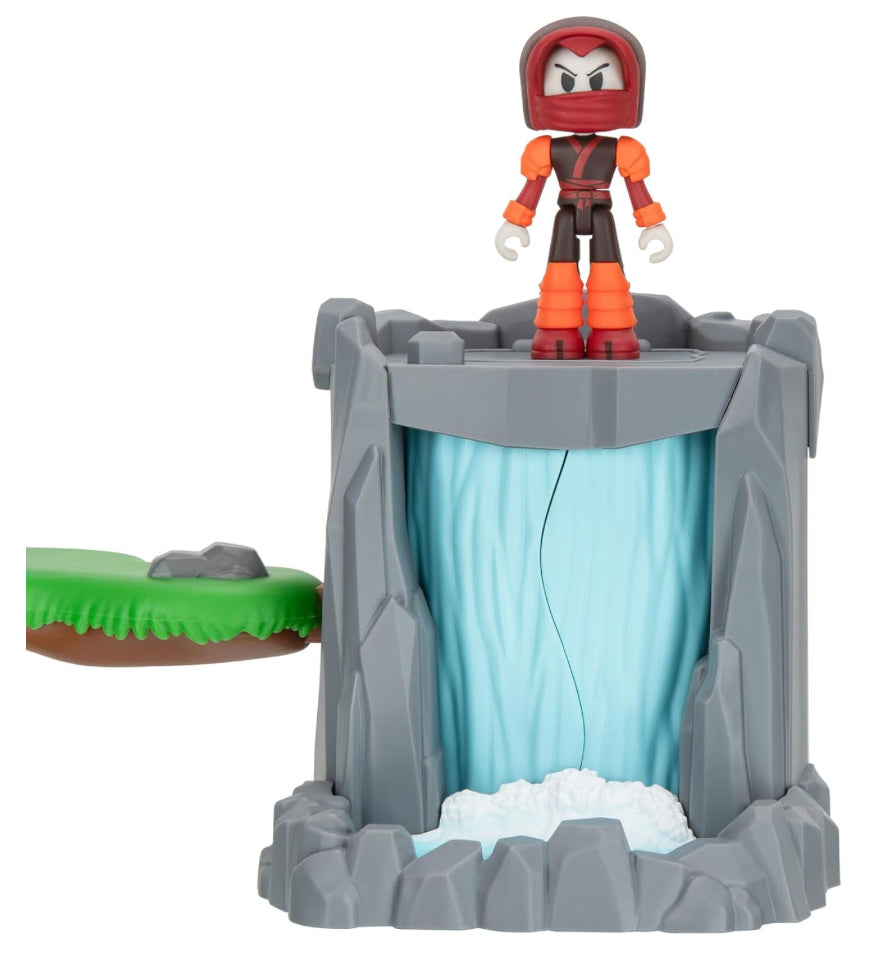 DevSeries Ninja Legends Valley Playset Action-Packed Playset with Five Interactive Play Zone, Two Figures, Accessories, and Exclusive Virtual Item Code