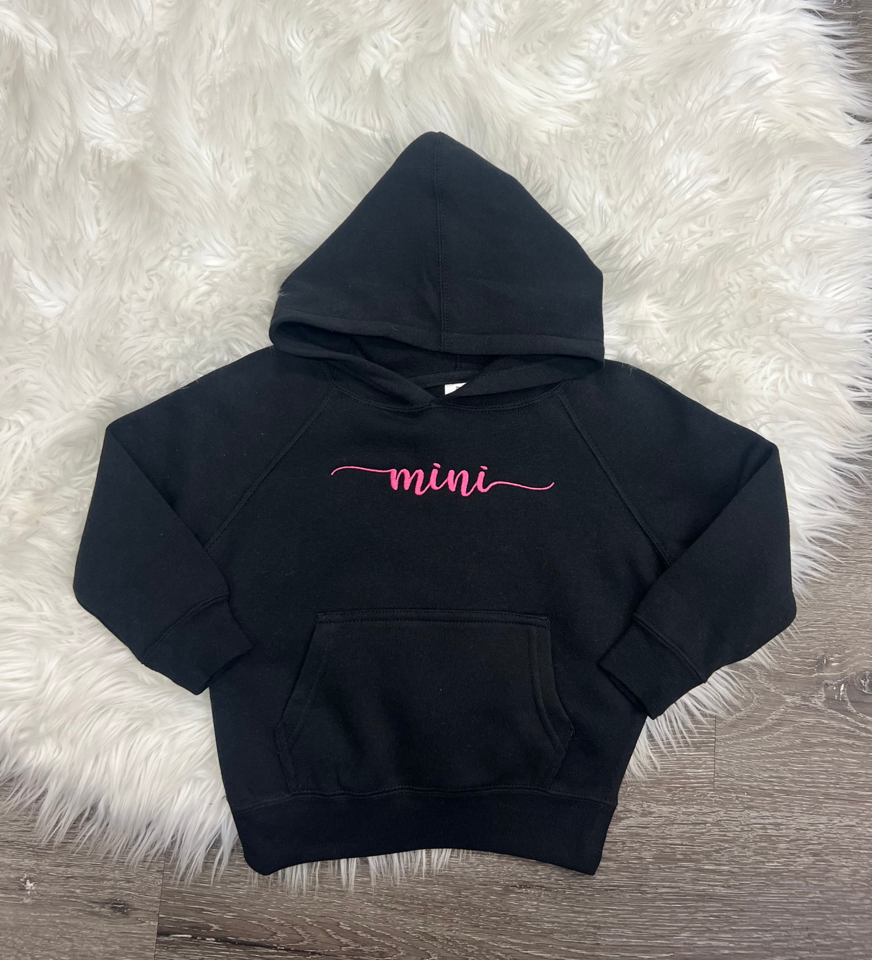 Embroidered Pink Mama & Mini Sweatshirt