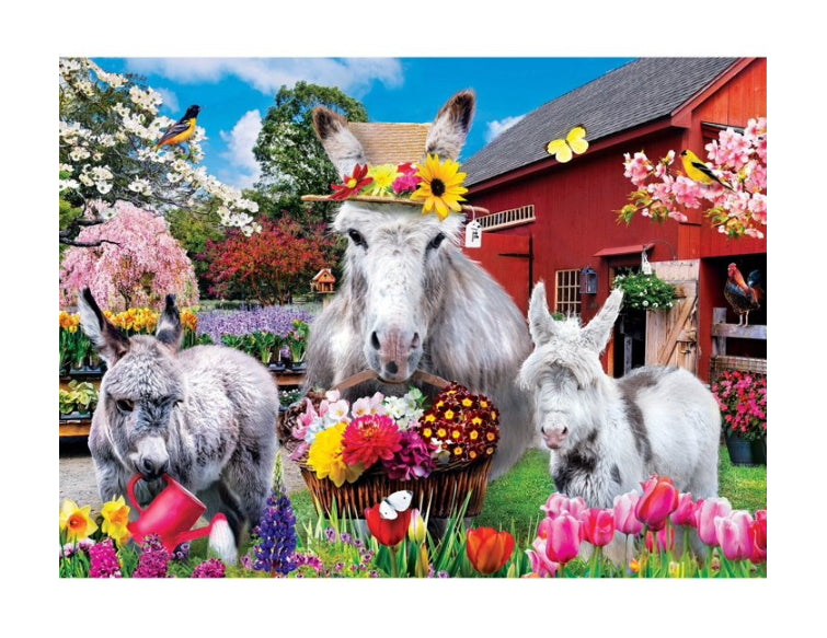 MasterPieces Wild and Whimsical 4 Pack 500 Piece Animal Jigsaw Puzzles