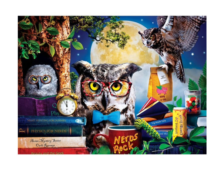 MasterPieces Wild and Whimsical 4 Pack 500 Piece Animal Jigsaw Puzzles