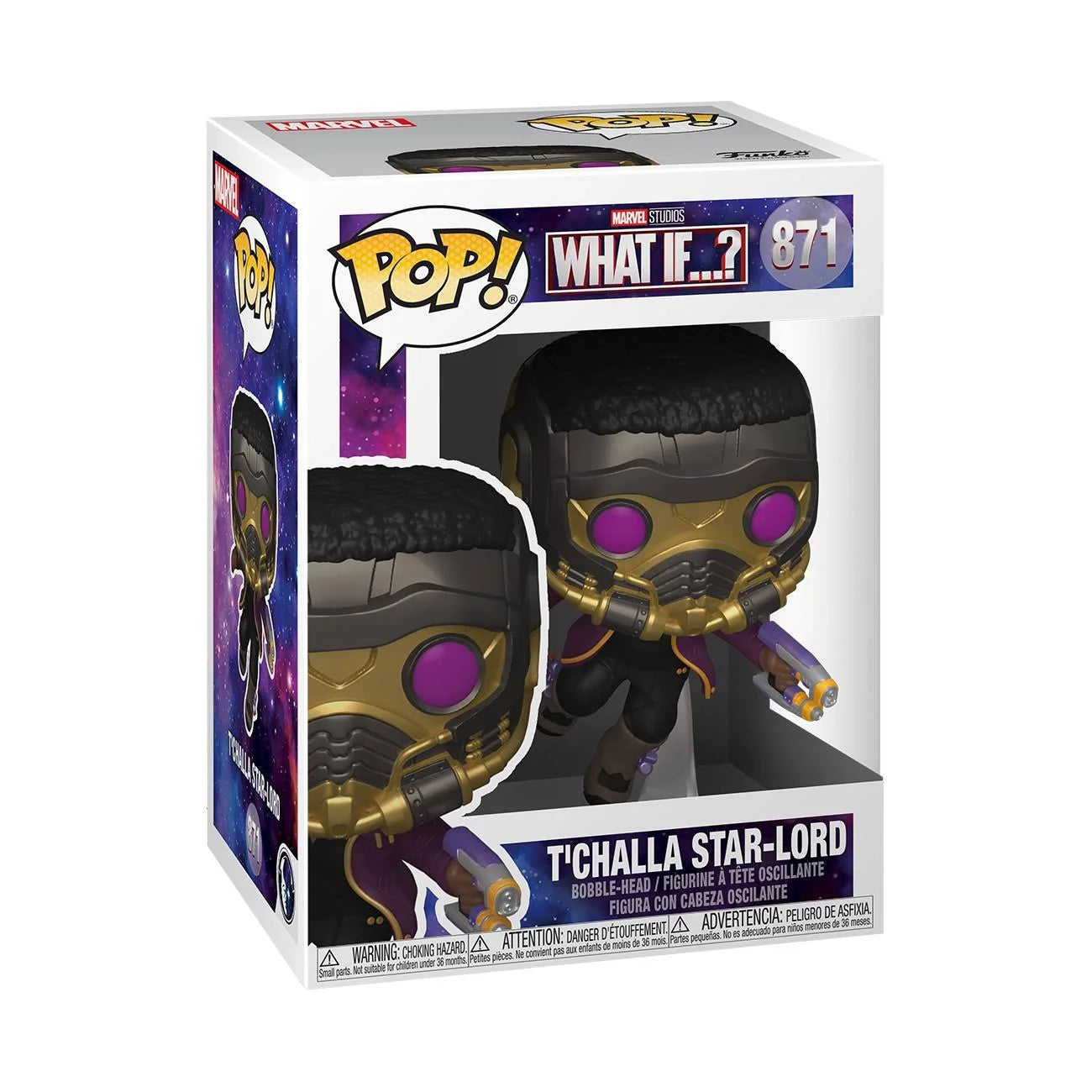 Funko POP! Marvel Studios What If...? T'Challa Star-Lord #871