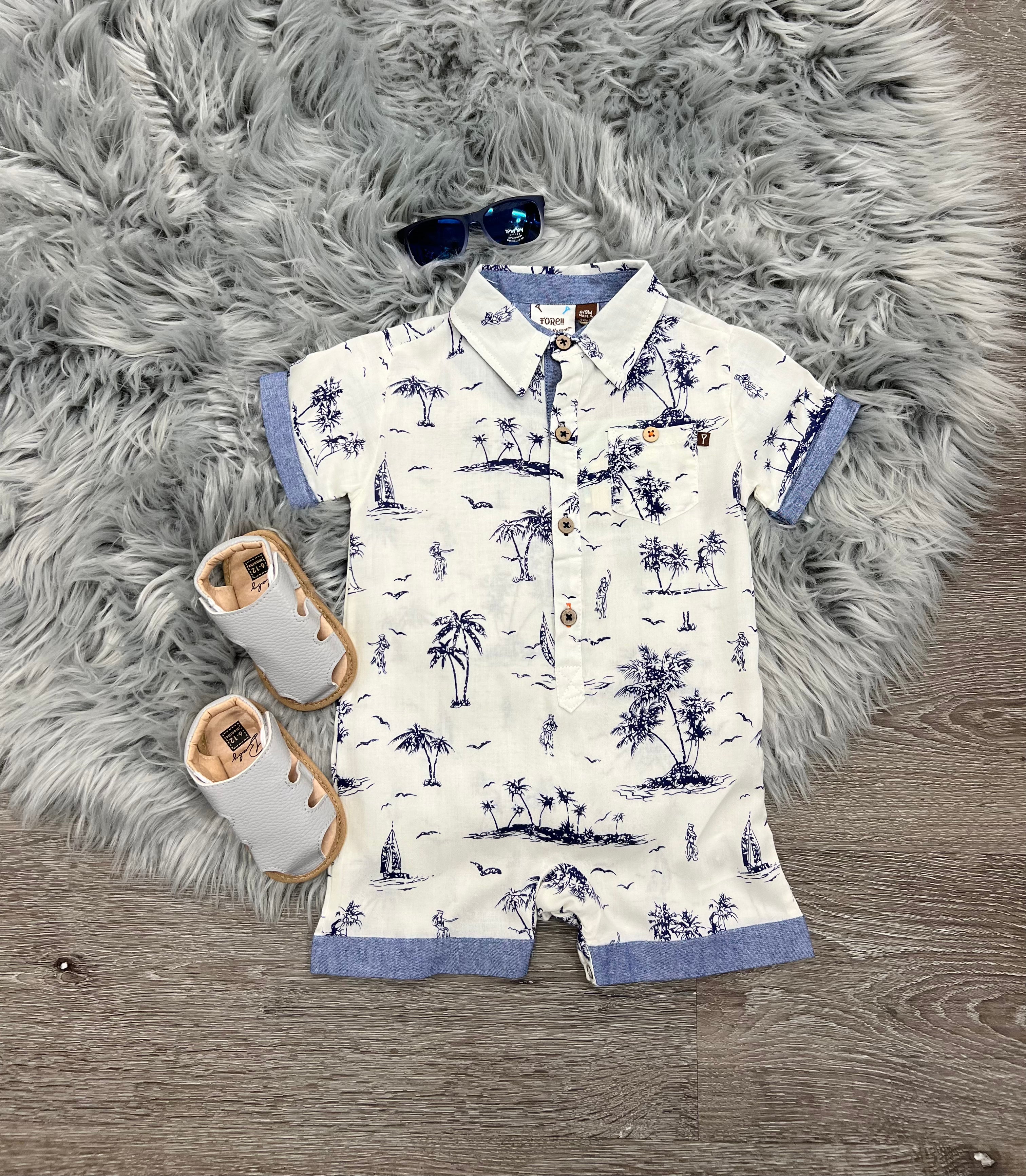 Fore!! Luau Romper