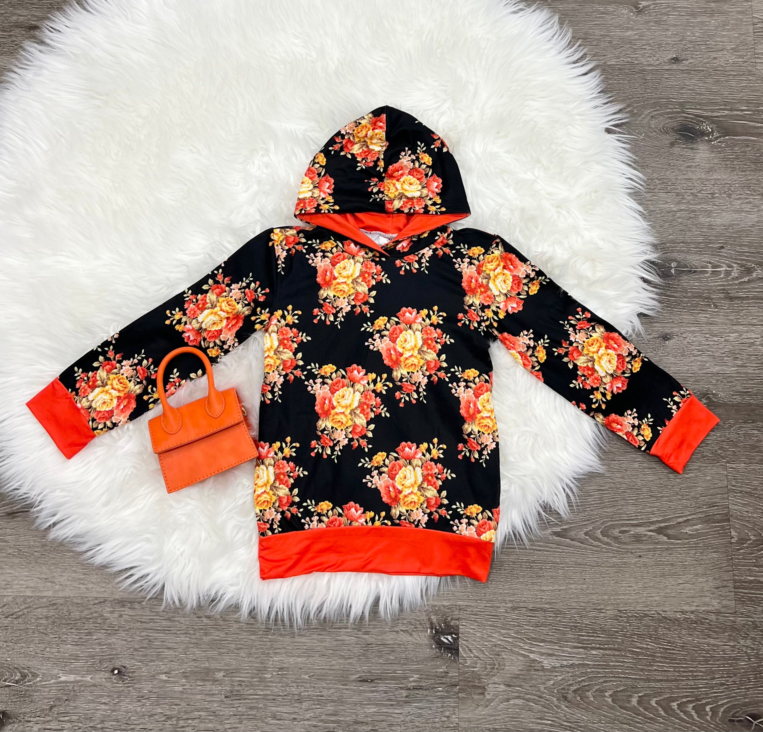 Warm Floral Bouquet Hoodie