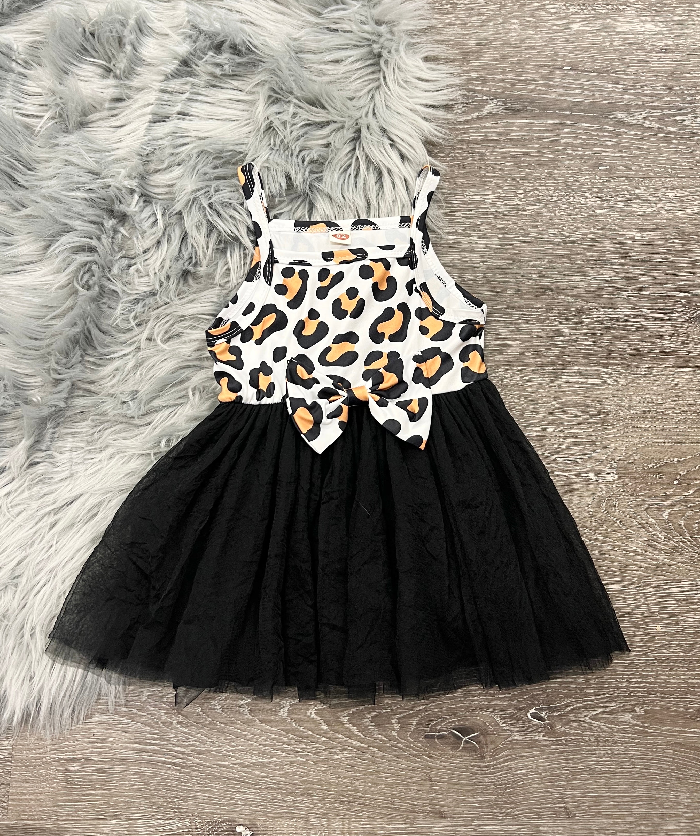 Leopard Bow Dress