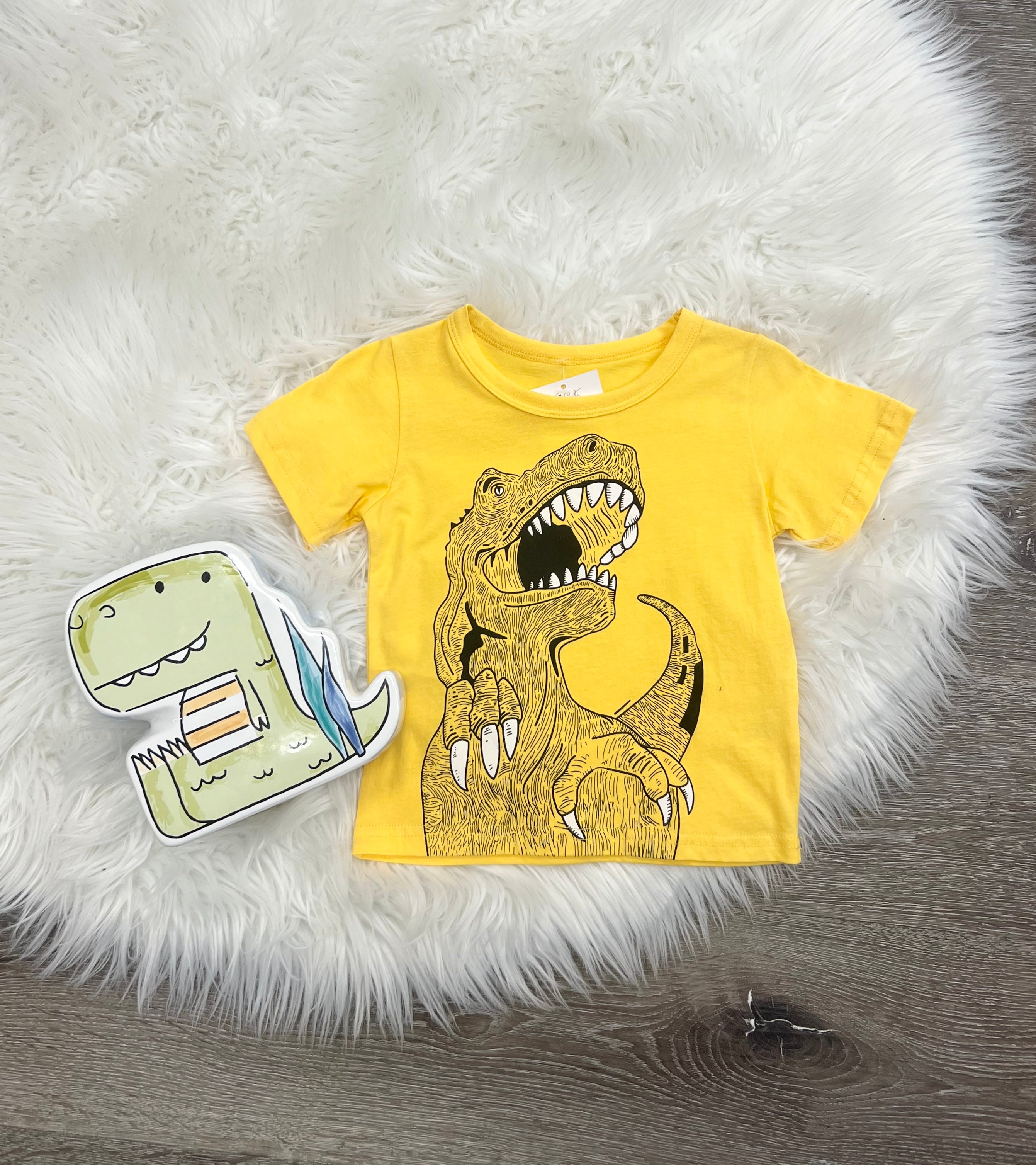 Yellow TRex Top