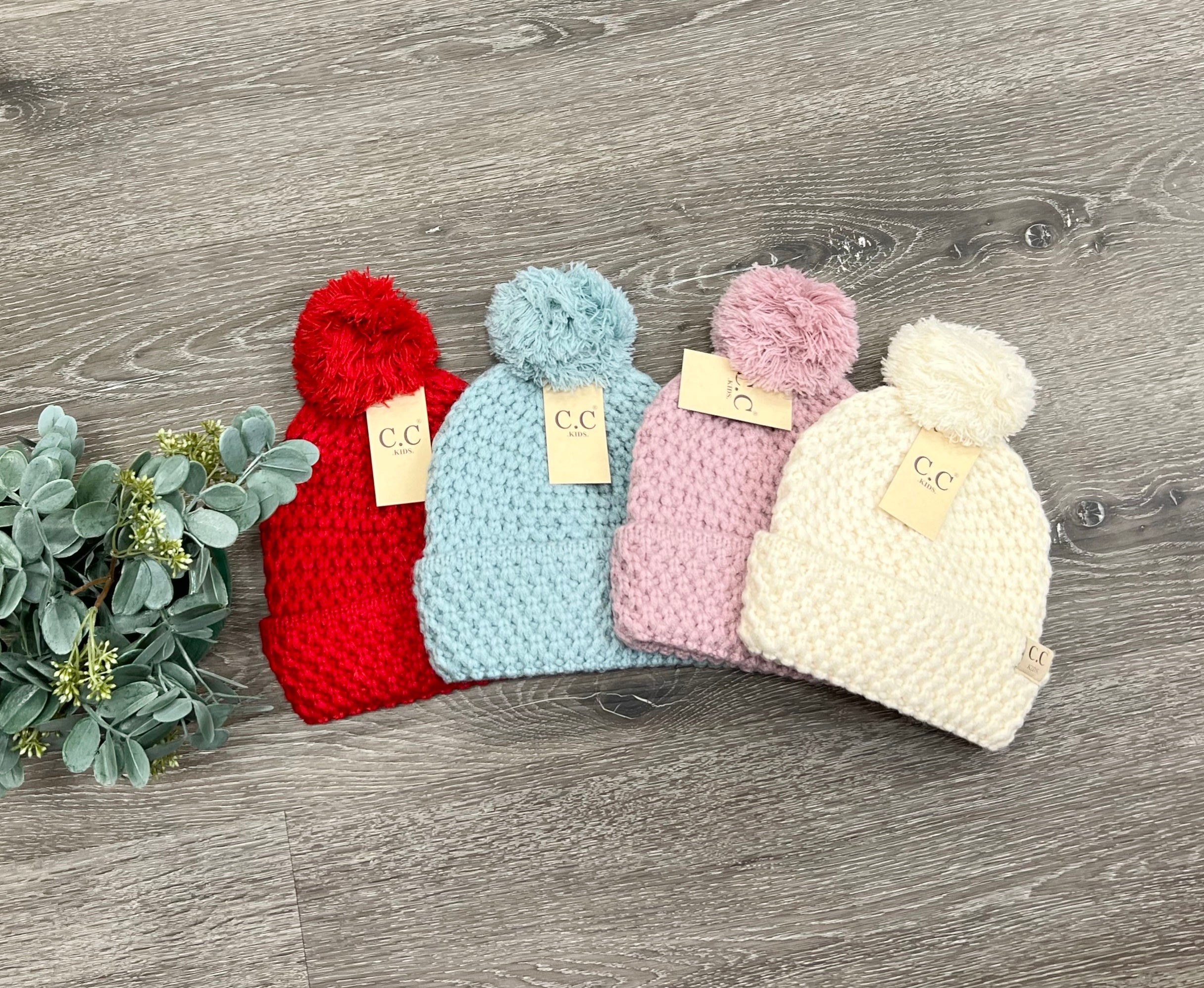 CC Stitch Knit Hats