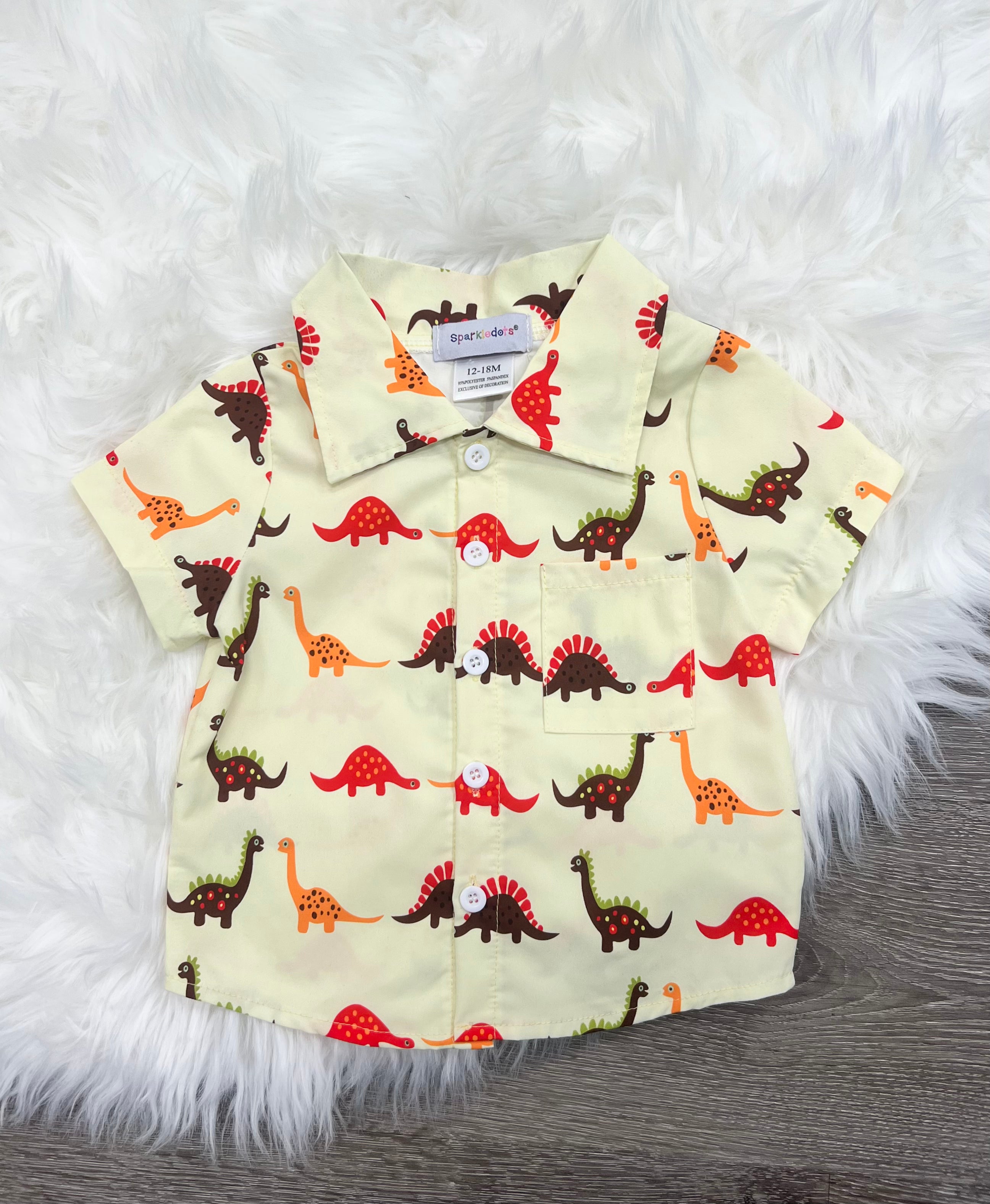 Dino Button Up