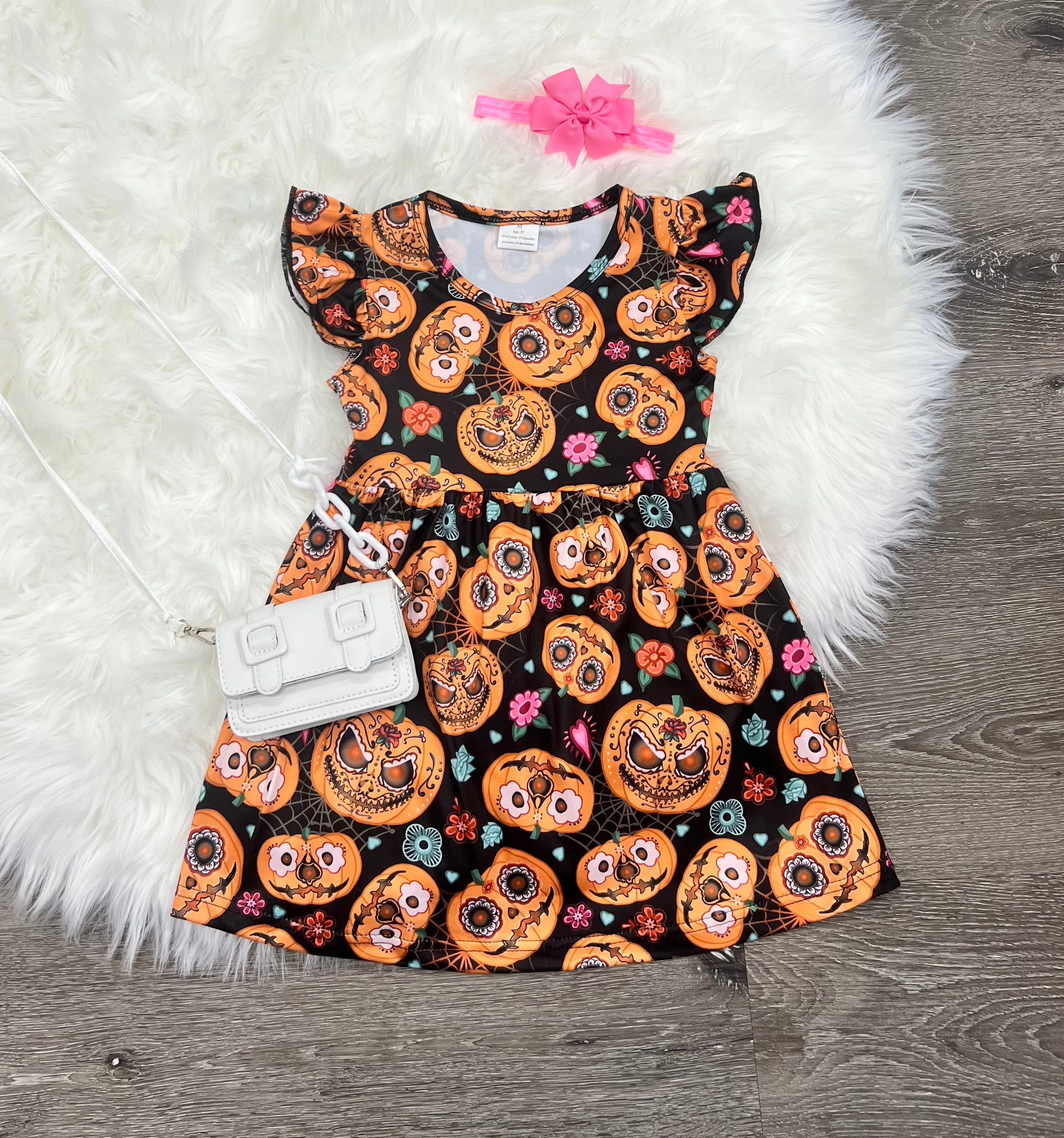 Pumpkin Sugar Skull Dress