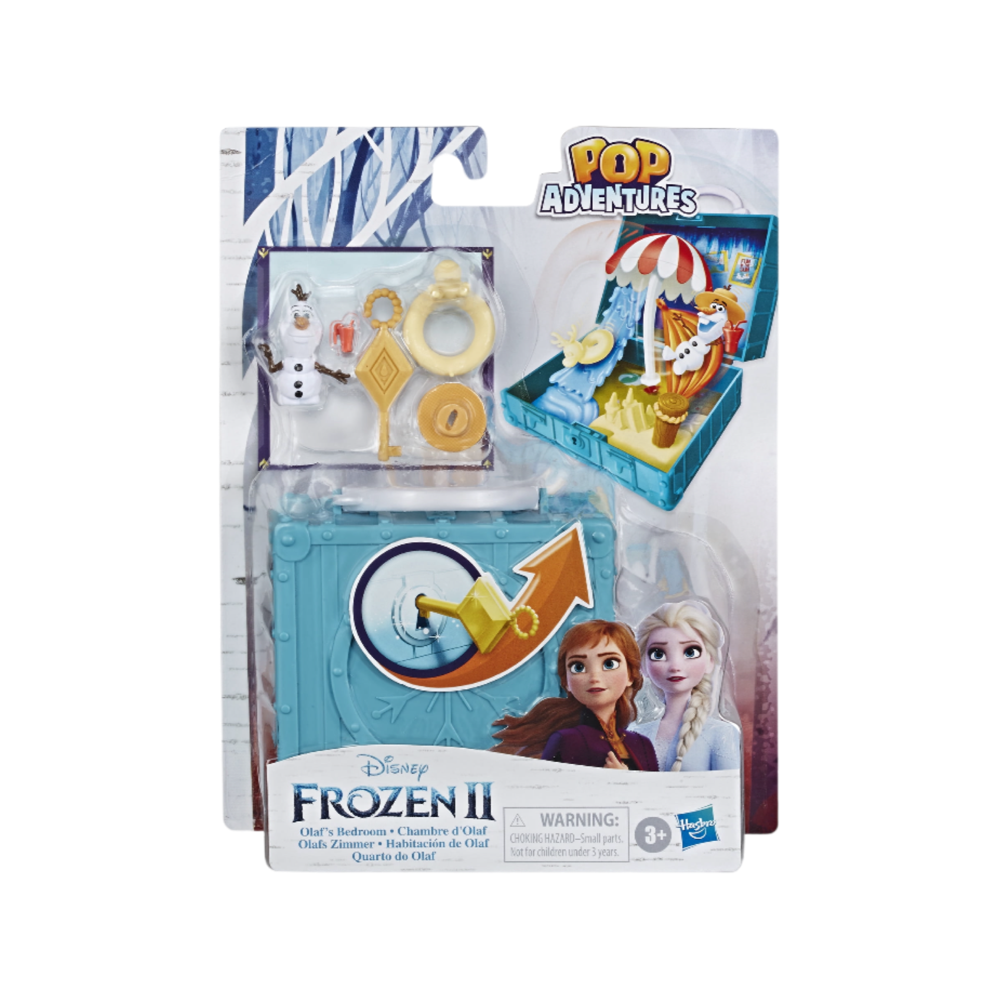 Disney Frozen 2 Portable Pop Up Bedroom Playset With Olaf Doll Playset