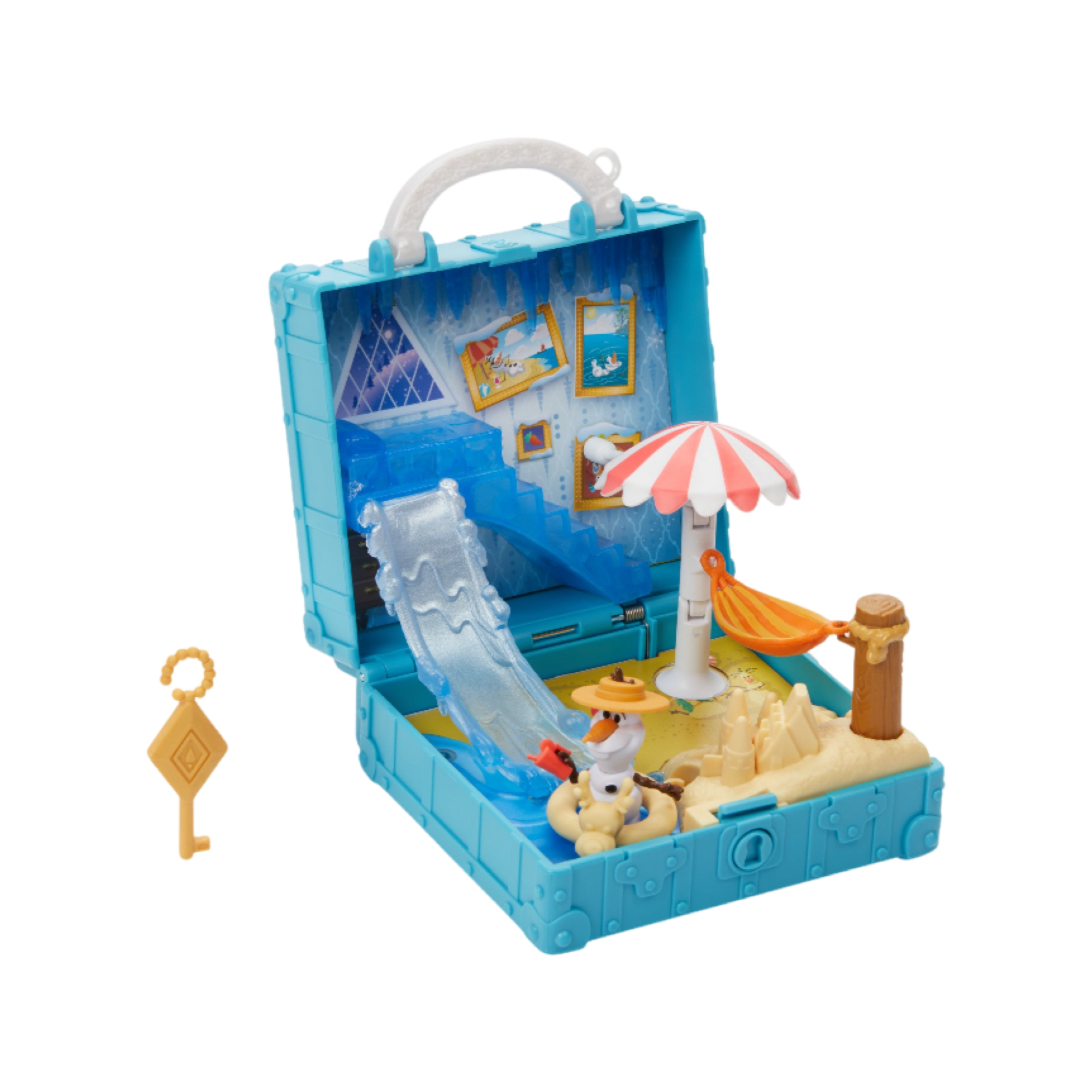 Disney Frozen 2 Portable Pop Up Bedroom Playset With Olaf Doll Playset