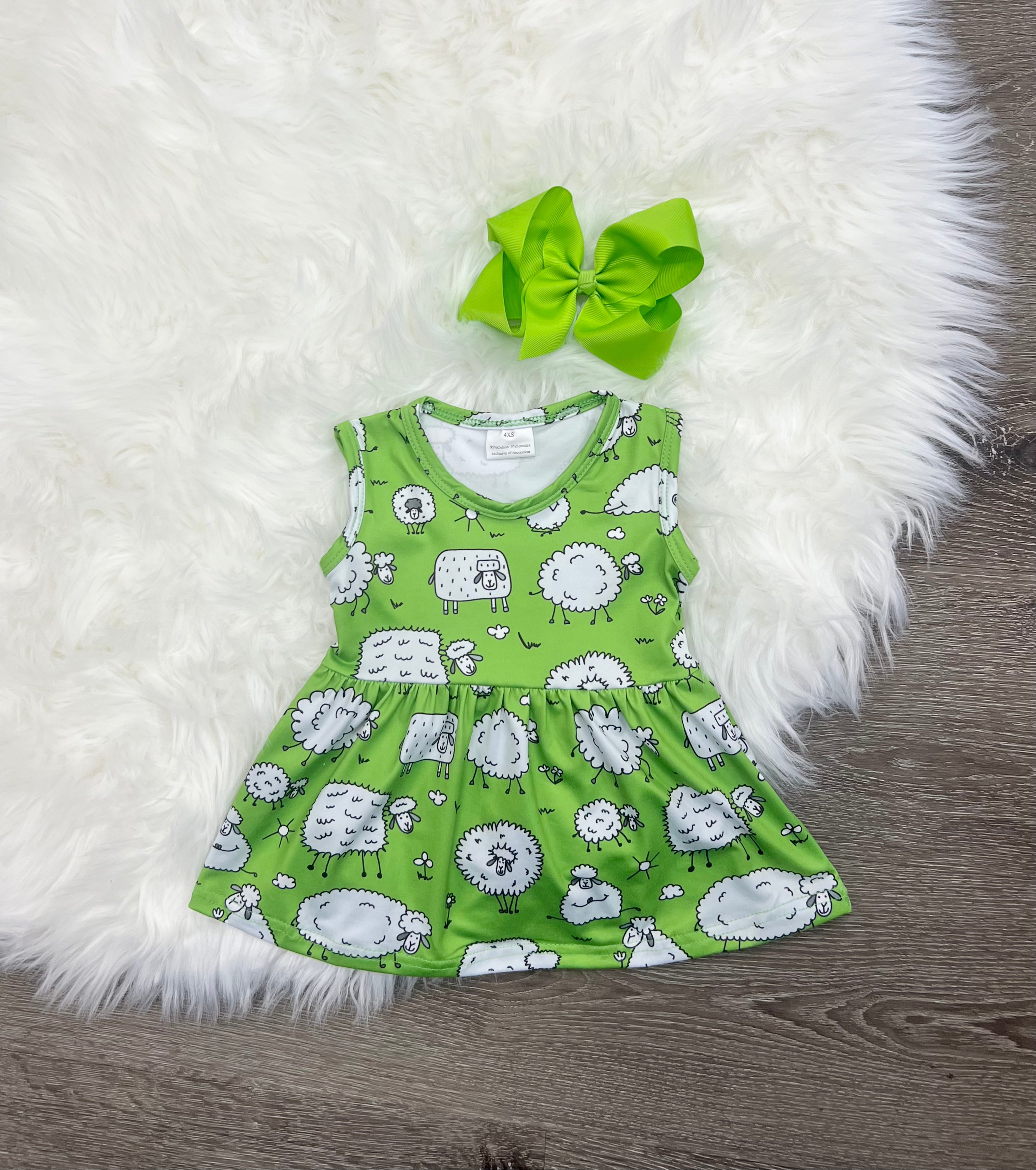 Sleeveless Sheep Dress